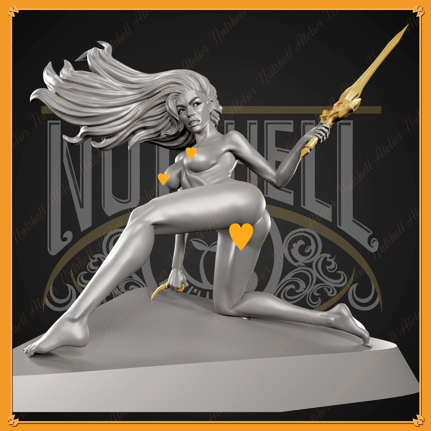 1270 Dejah Thoris Special Edition - Princess of Mars - STL 3D Print Files - 3D Printed Garage Kit ガレージキット Resin Model Scale Figure フィギュア