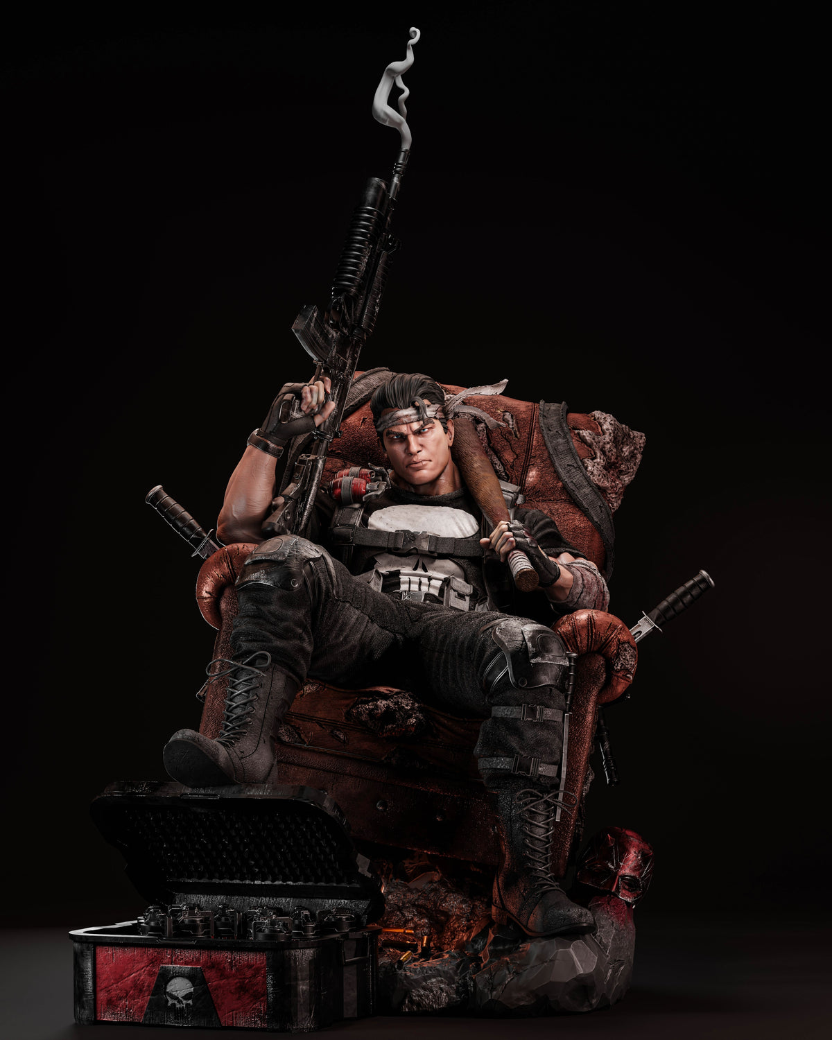Battle-Ready Comic Universe Guardian resin kit view 7