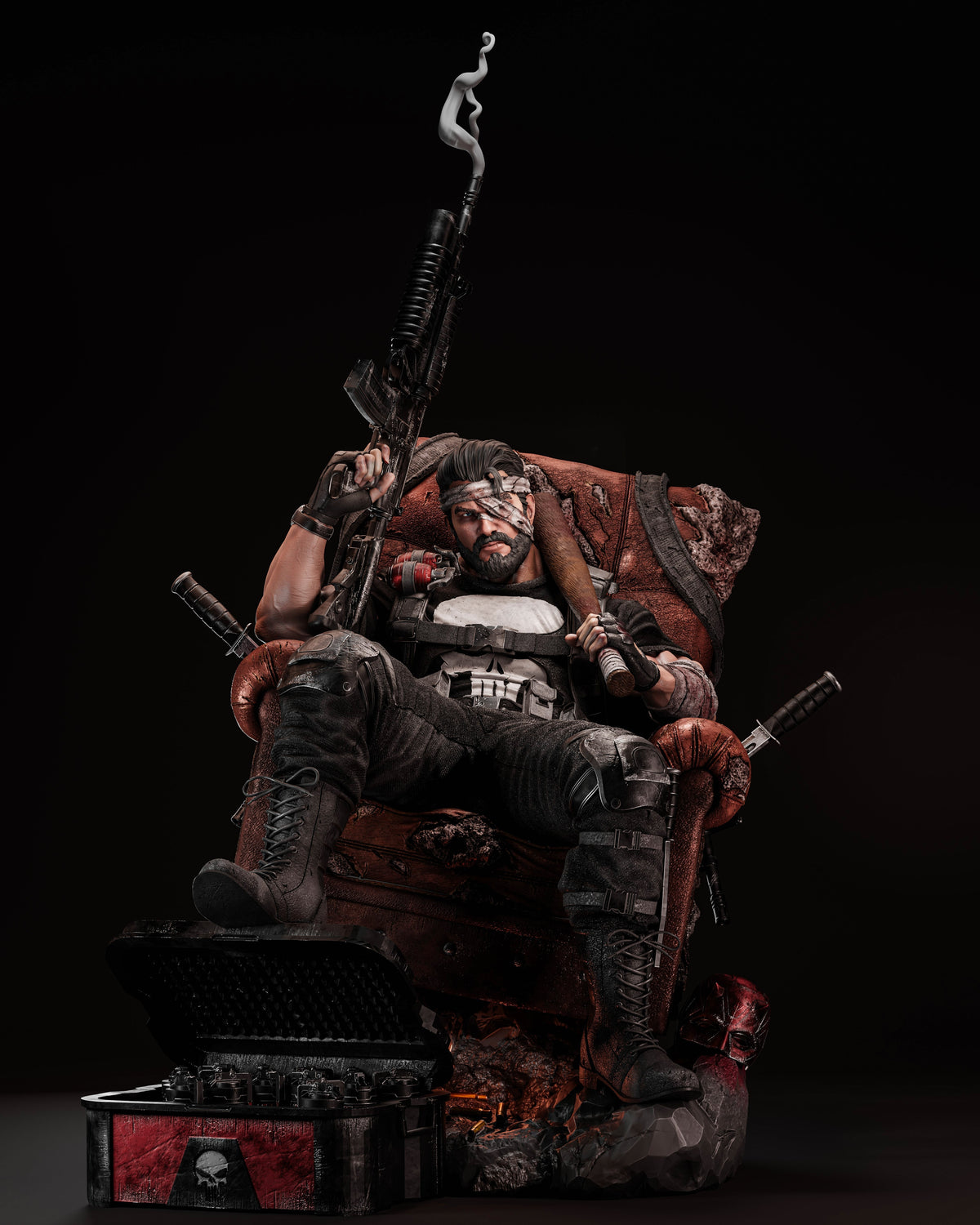 Battle-Ready Comic Universe Guardian resin kit view 8