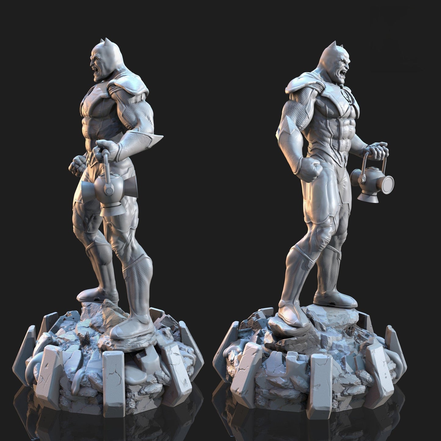 Batrocitus - Death Metal 7 - DC Multiverse - STL 3D Print Files - 3D Printed Garage Kit ガレージキット Resin Model Scale Figure フィギュア