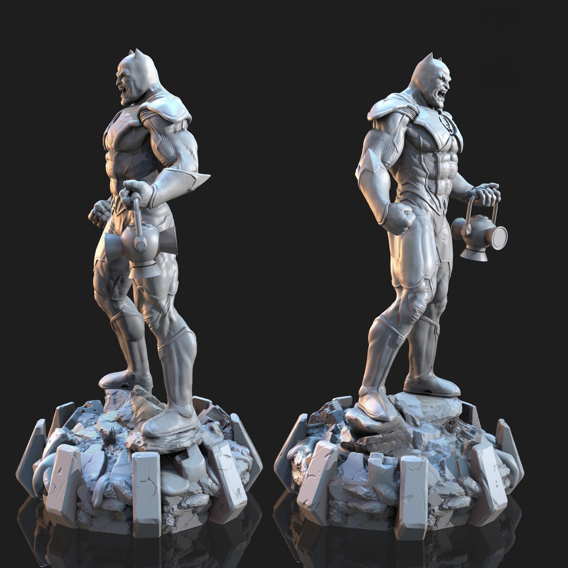 Batrocitus - Death Metal 7 - DC Multiverse - STL 3D Print Files - 3D Printed Garage Kit ガレージキット Resin Model Scale Figure フィギュア
