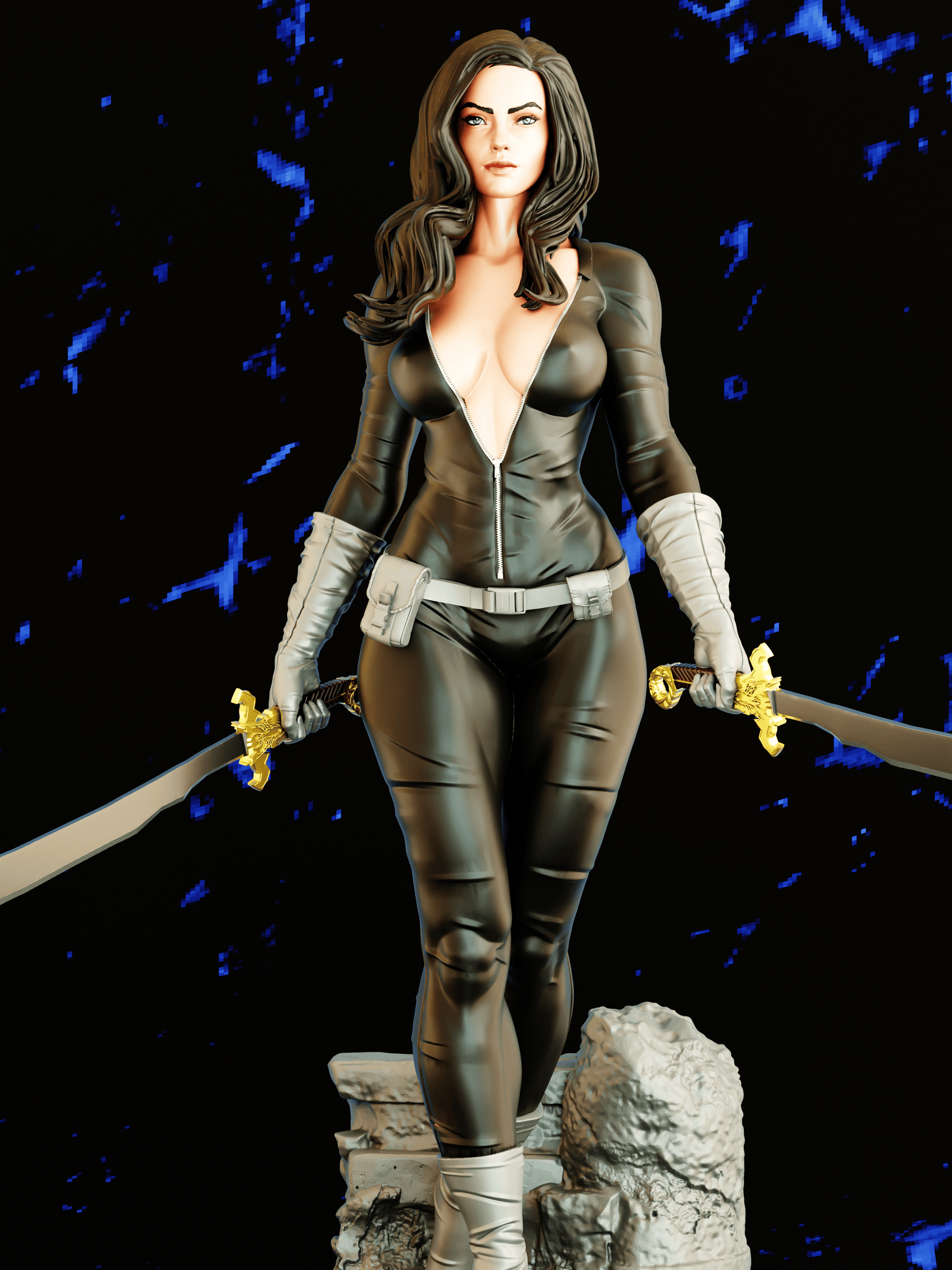 Talia al Ghul - DC Comics - 1/8 Scale - 3D Printed Garage Kit ガレージキット Resin Model Scale Figure フィギュア