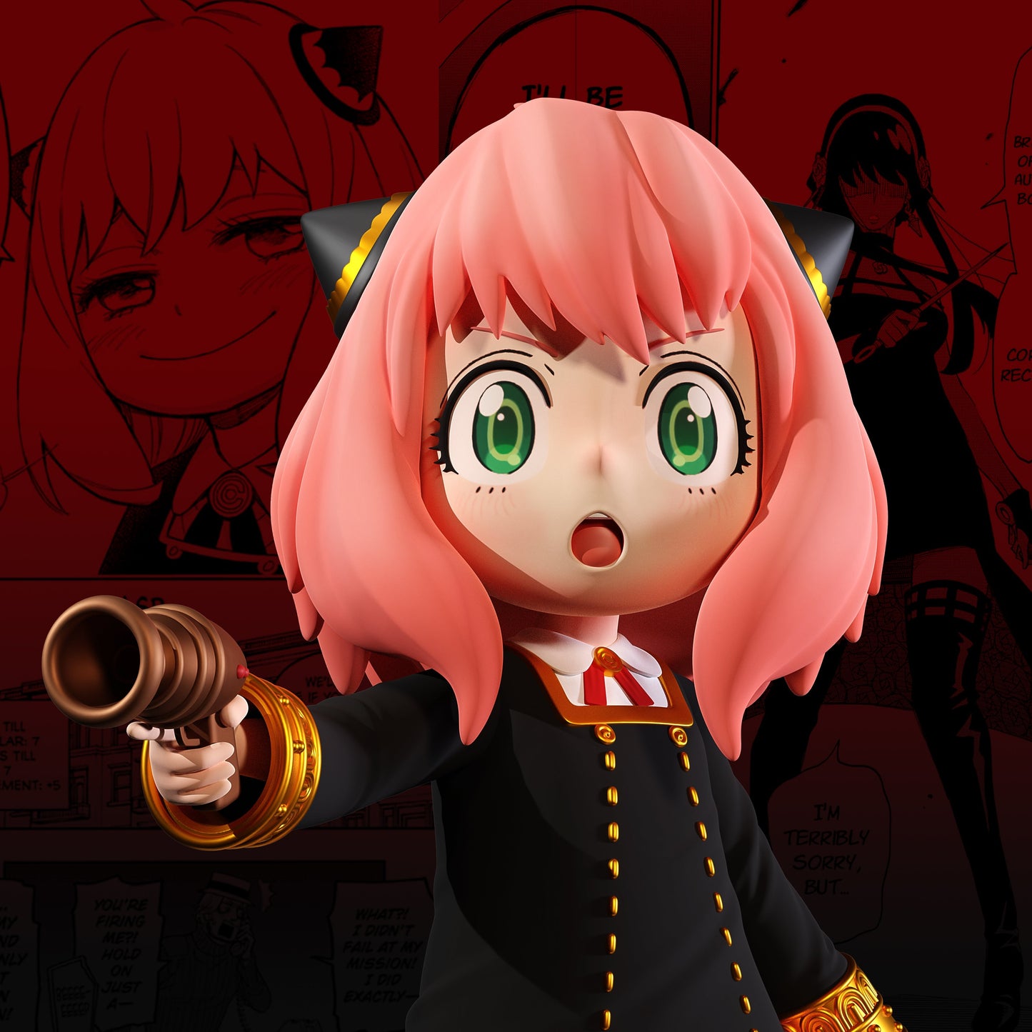 1364 Yor Forger Special Edition and Anya Forger - Spy x Family - STL 3D Print Files - 3D Printed Garage Kit ガレージキット Resin Model Scale Figure フィギュア