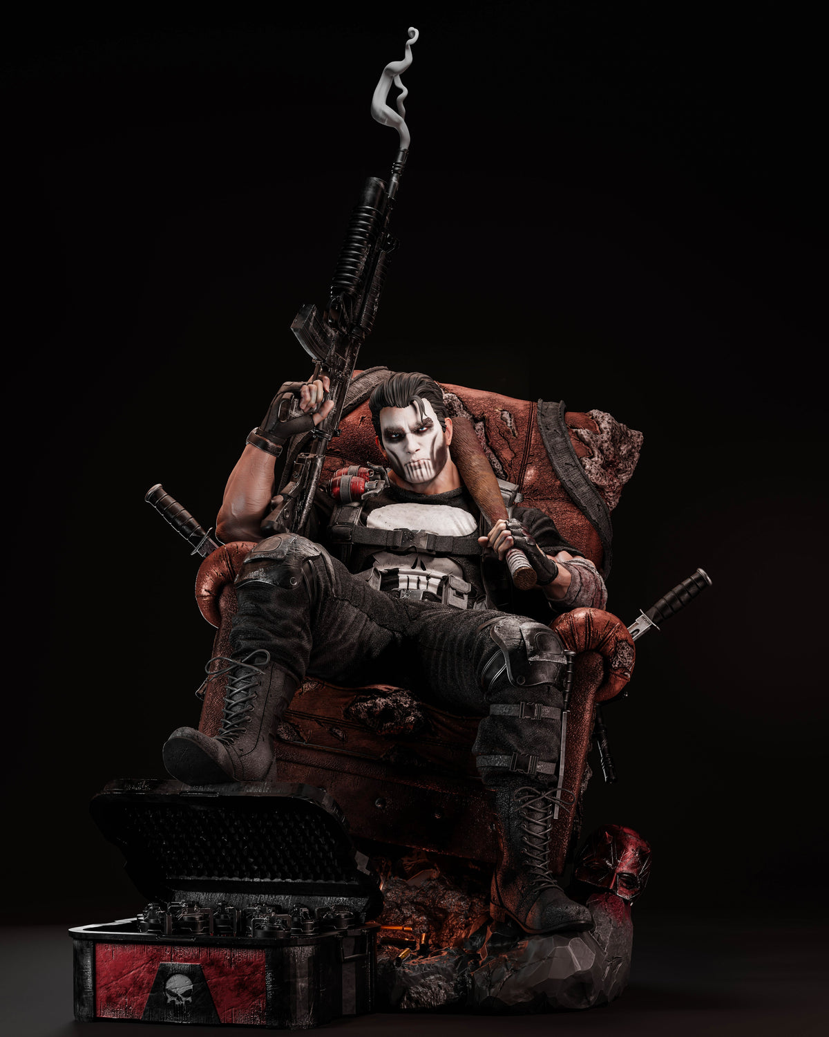 Battle-Ready Comic Universe Guardian resin kit view 9