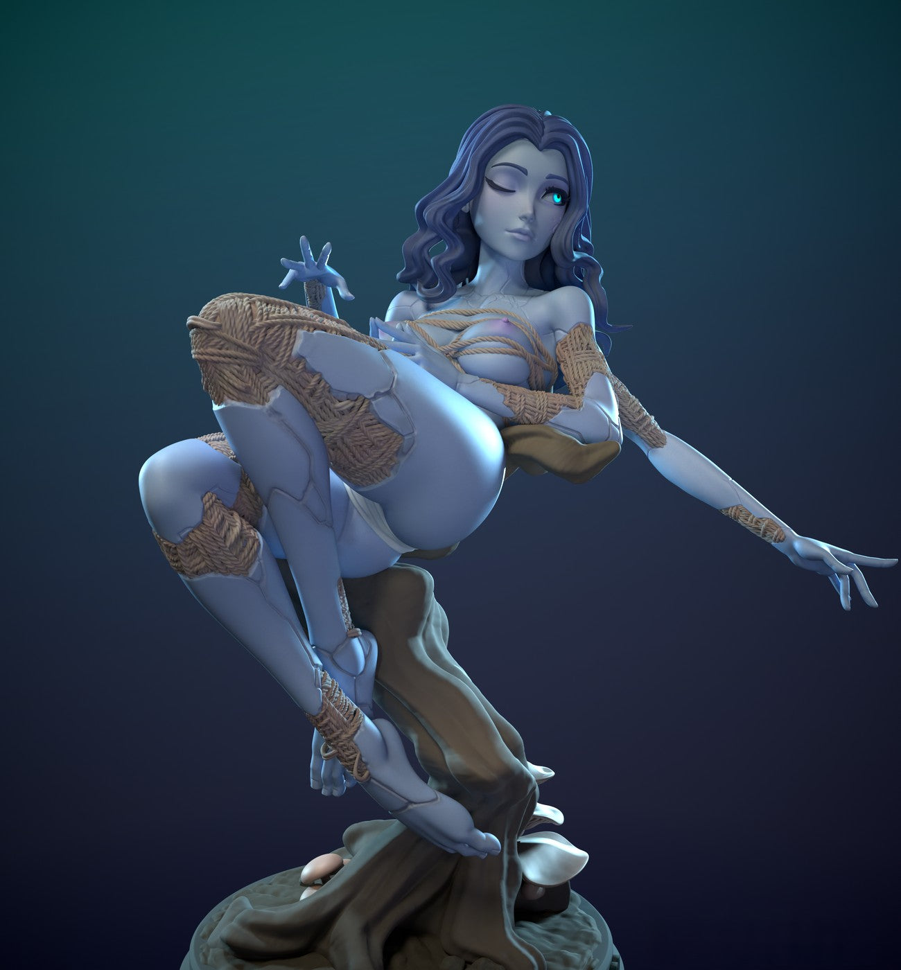 Ranni the Witch Special Edition - Elden Ring - STL 3D Print Files - 3D Printed Garage Kit ガレージキット Resin Model Scale Figure フィギュア