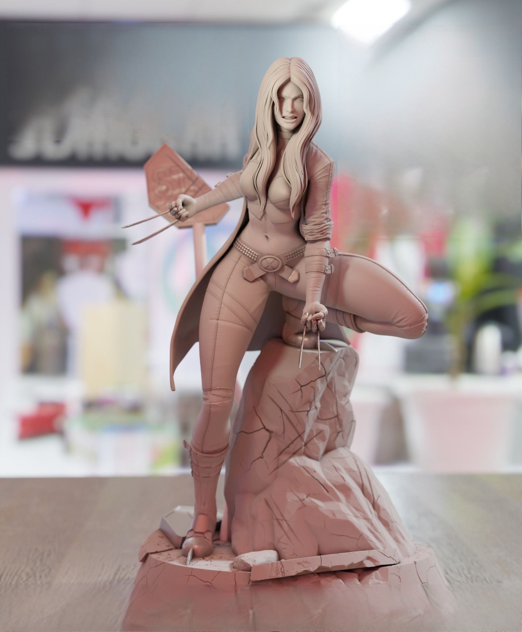 1830 X-23 Special Edition - X-men - STL 3D Print Files - 3D Printed Garage Kit ガレージキット Resin Model Scale Figure フィギュア