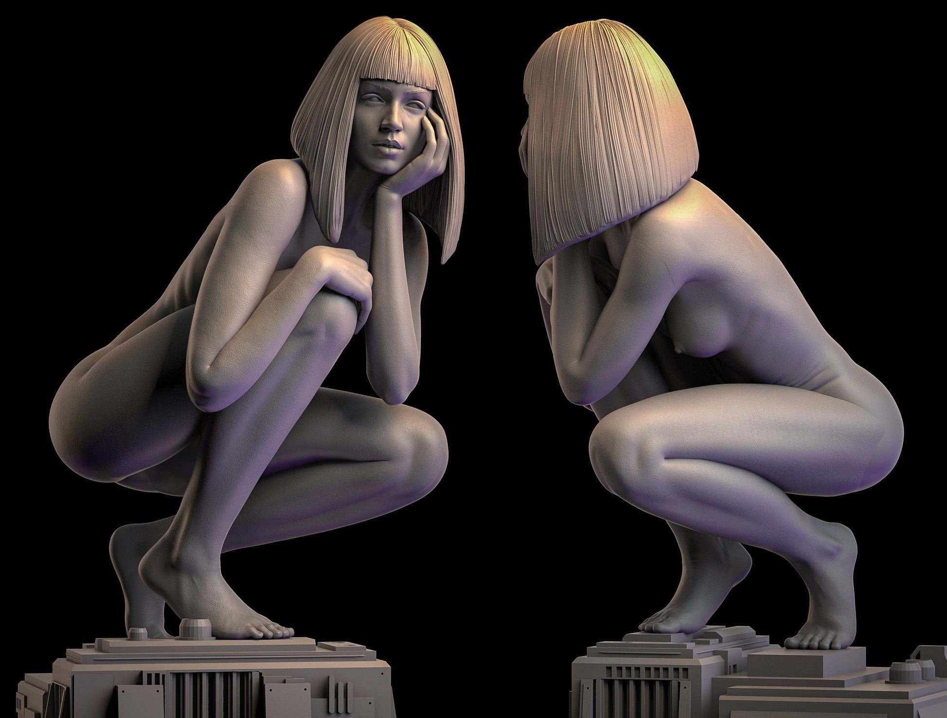Joi Special Edition - Blade Runner 2049 - 1/8 Scale - 3D Printed Garage Kit ガレージキット Resin Model Scale Figure フィギュア