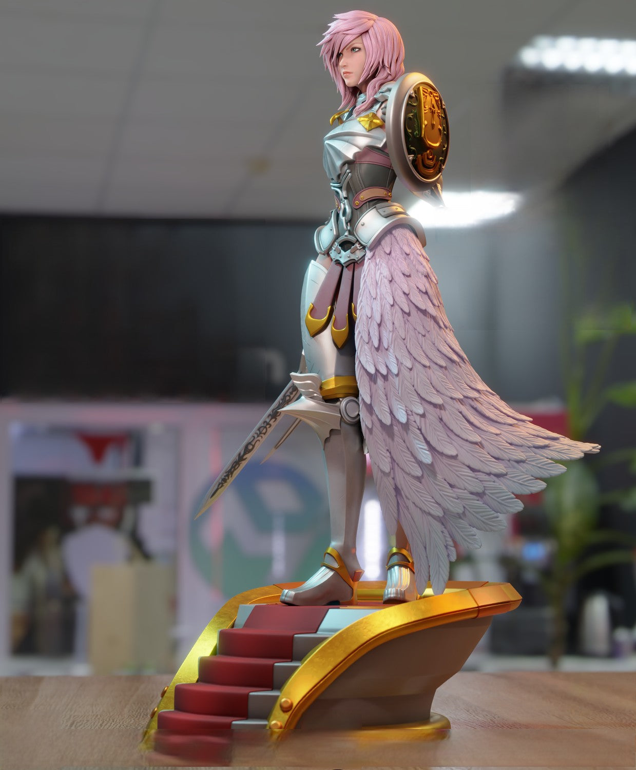 Lightning Special Edition - Final Fantasy - STL 3D Print Files - 3D Printed Garage Kit ガレージキット Resin Model Scale Figure フィギュア