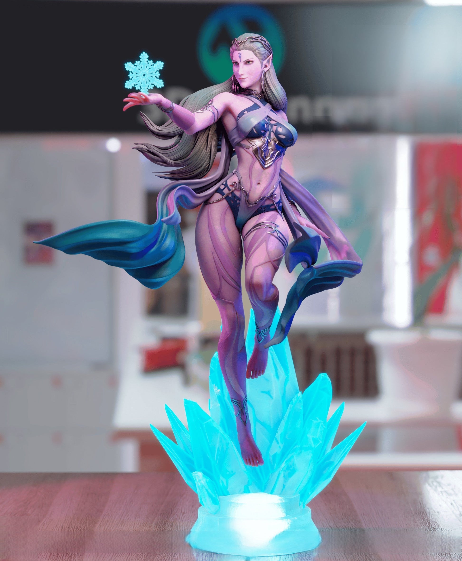 Shiva Special Edition - Final Fantasy - STL 3D Print Files - 3D Printed Garage Kit ガレージキット Resin Model Scale Figure フィギュア