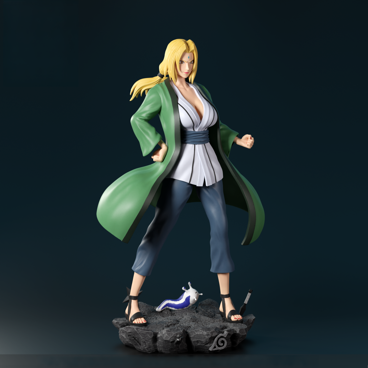 Tsunade Special Edition - Naruto - STL 3D Print Files - 3D Printed Garage Kit ガレージキット Resin Model Scale Figure フィギュア