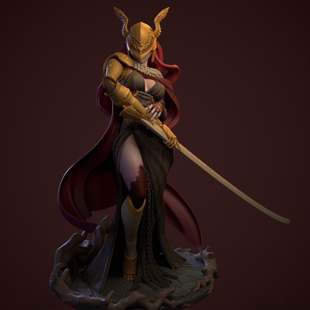 1583 Malenia Special Edition - Elden Ring - STL 3D Print Files - 3D Printed Garage Kit ガレージキット Resin Model Scale Figure フィギュア