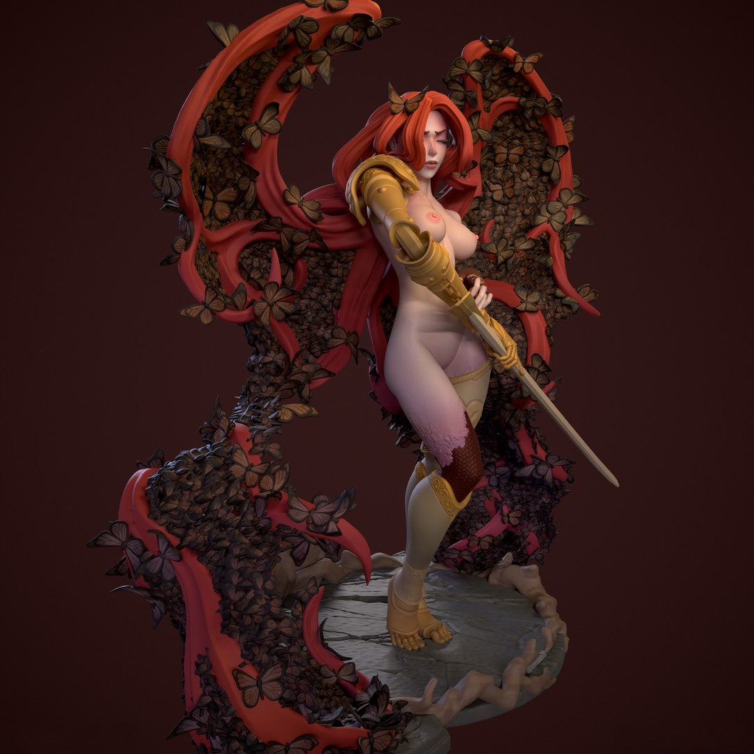 1583 Malenia Special Edition - Elden Ring - STL 3D Print Files - 3D Printed Garage Kit ガレージキット Resin Model Scale Figure フィギュア