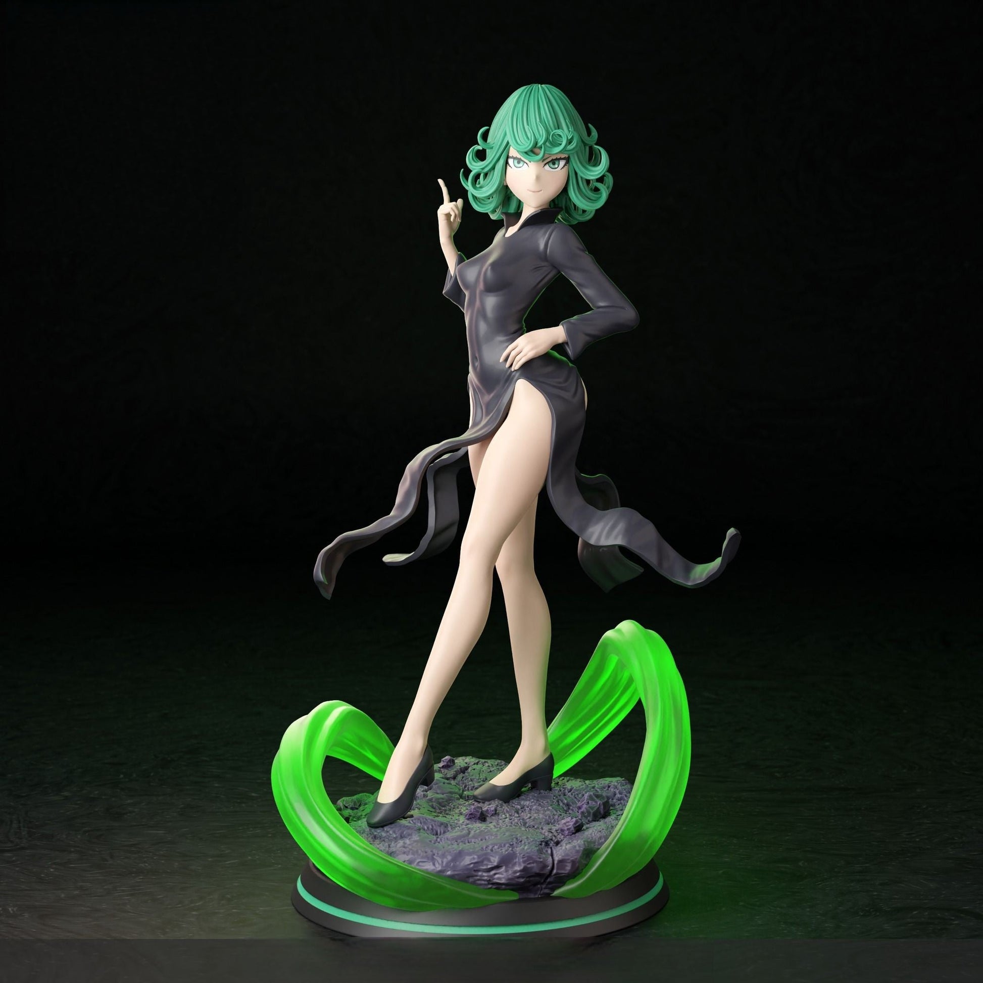 1284 Tatsumaki Special Edition - One-Punch Man - STL 3D Print Files - 3D Printed Garage Kit ガレージキット Resin Model Scale Figure フィギュア