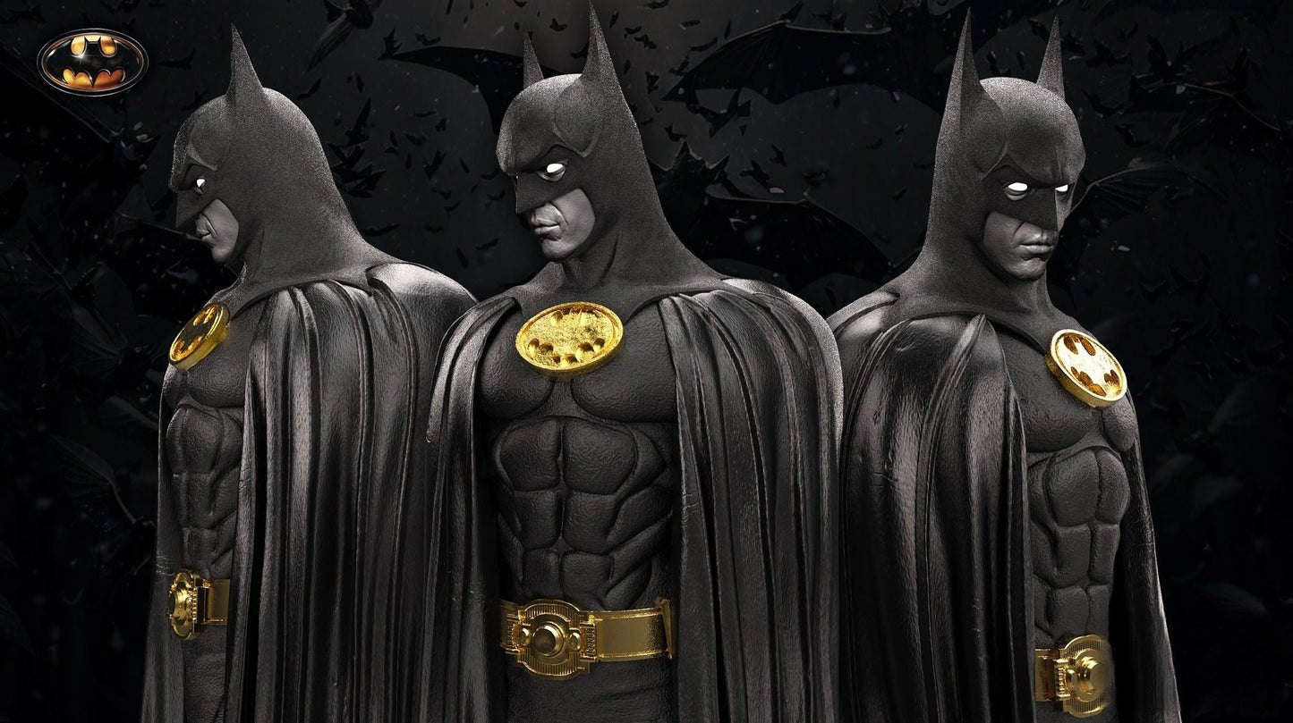 Batman 1989 - STL 3D Print Files - 3D Printed Garage Kit ガレージキット Resin Model Scale Figure フィギュア