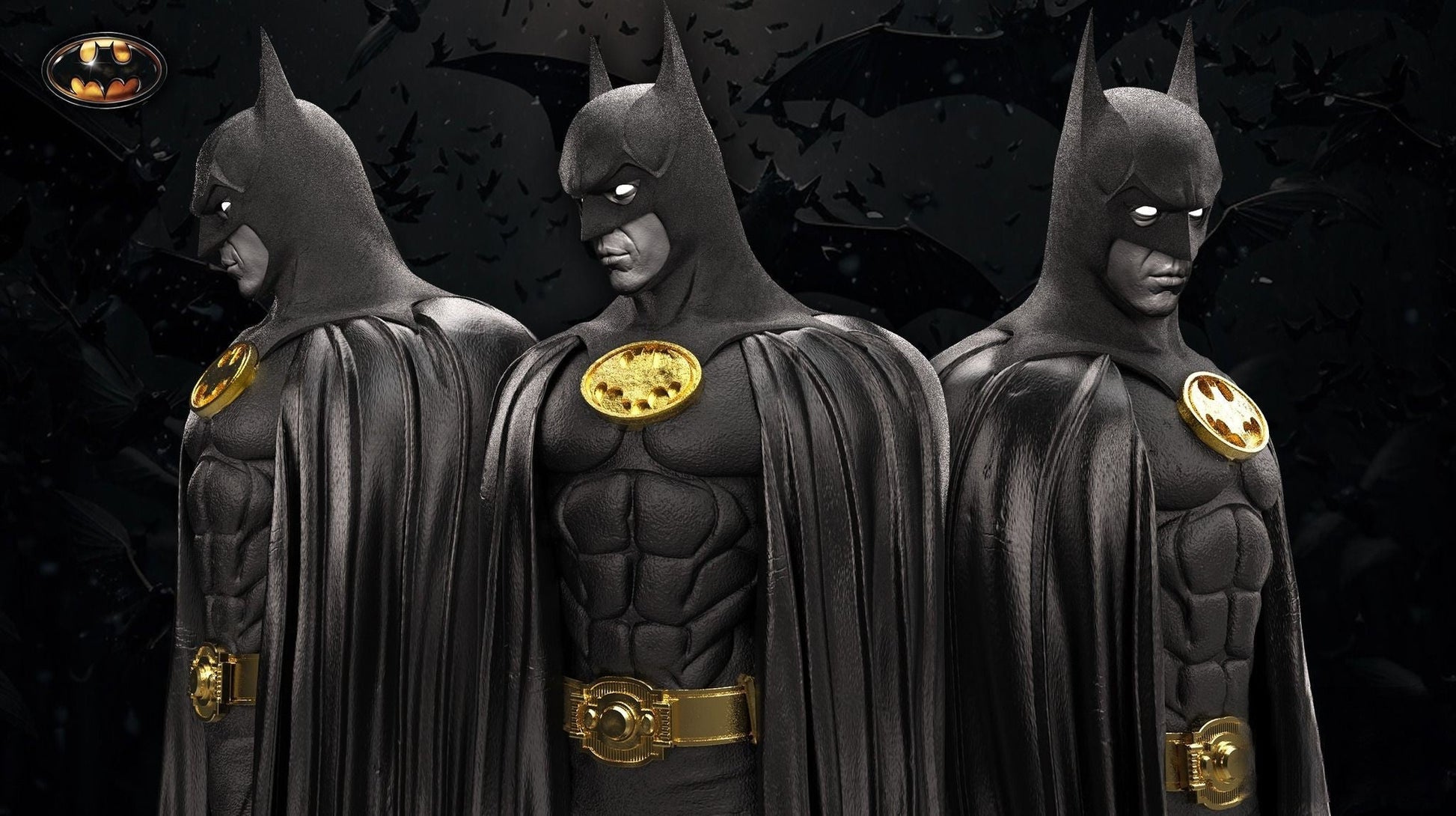 Batman 1989 - STL 3D Print Files - 3D Printed Garage Kit ガレージキット Resin Model Scale Figure フィギュア