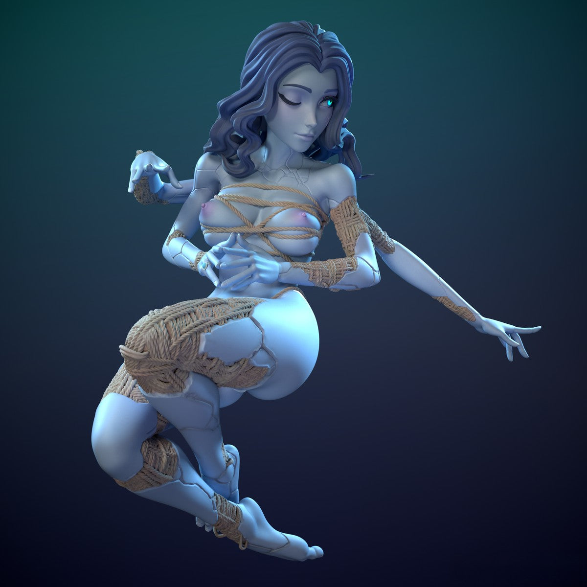 Ranni the Witch Special Edition - Elden Ring - STL 3D Print Files - 3D Printed Garage Kit ガレージキット Resin Model Scale Figure フィギュア