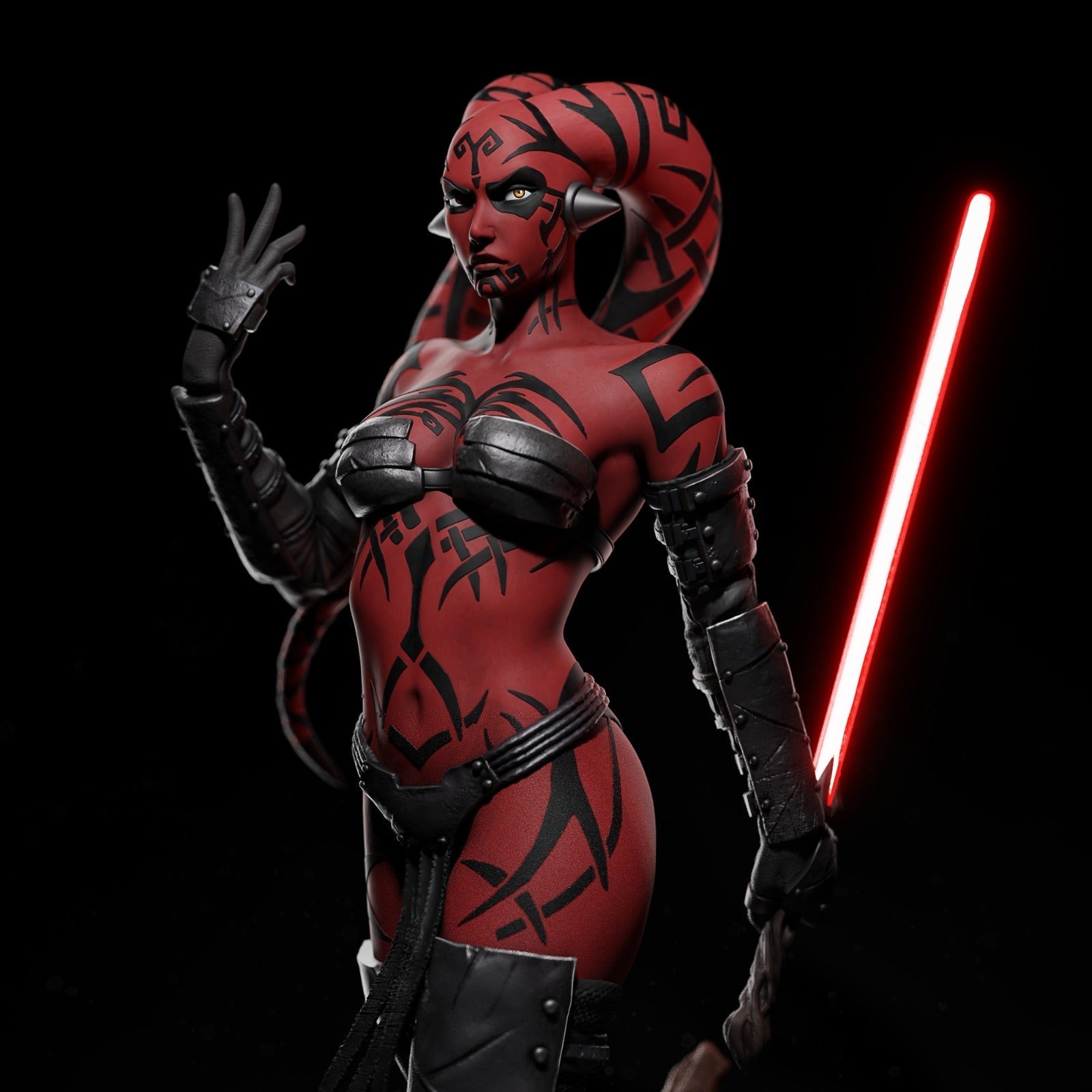 Darth Talon Special Edition- Star Wars - STL 3D Print Files - 3D Printed Garage Kit ガレージキット Resin Model Scale Figure フィギュア