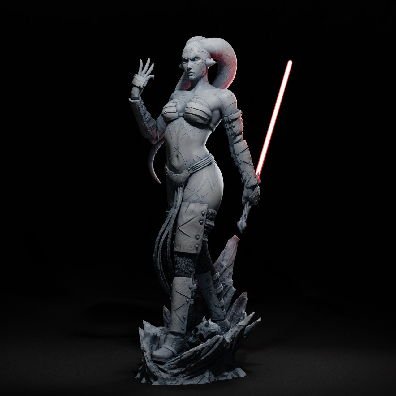 Darth Talon Special Edition- Star Wars - STL 3D Print Files - 3D Printed Garage Kit ガレージキット Resin Model Scale Figure フィギュア
