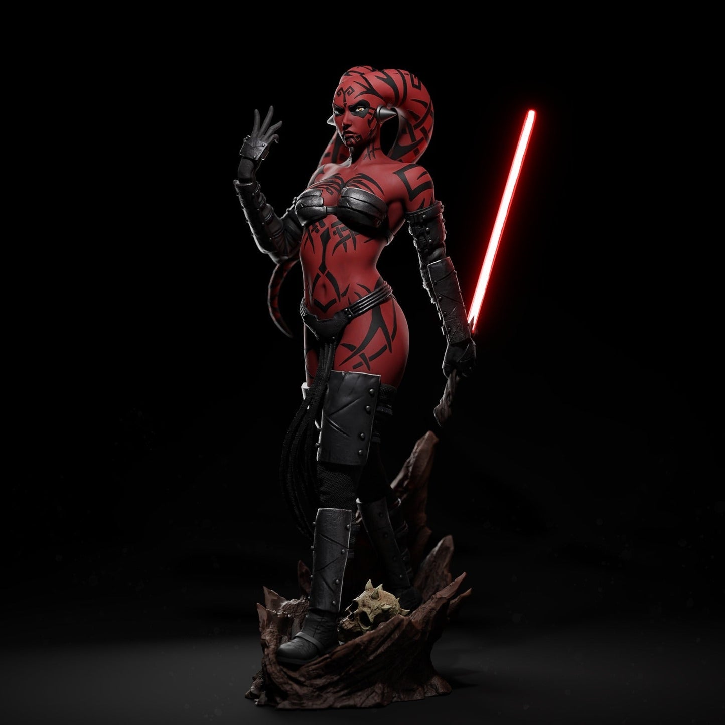 Darth Talon Special Edition- Star Wars - STL 3D Print Files - 3D Printed Garage Kit ガレージキット Resin Model Scale Figure フィギュア