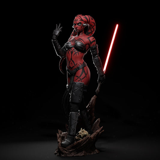 Darth Talon Special Edition- Star Wars - STL 3D Print Files - 3D Printed Garage Kit ガレージキット Resin Model Scale Figure フィギュア