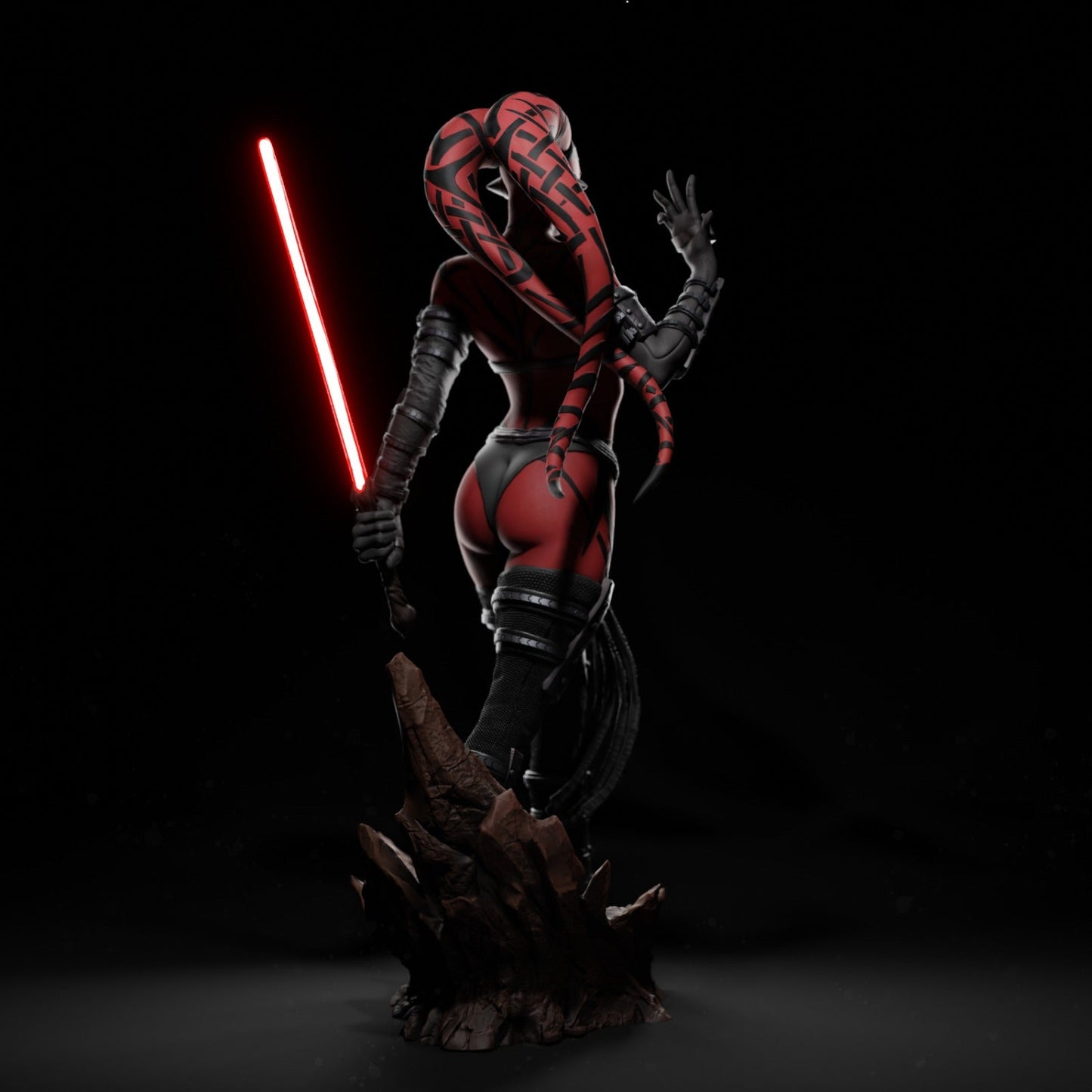 Darth Talon Special Edition- Star Wars - STL 3D Print Files - 3D Printed Garage Kit ガレージキット Resin Model Scale Figure フィギュア