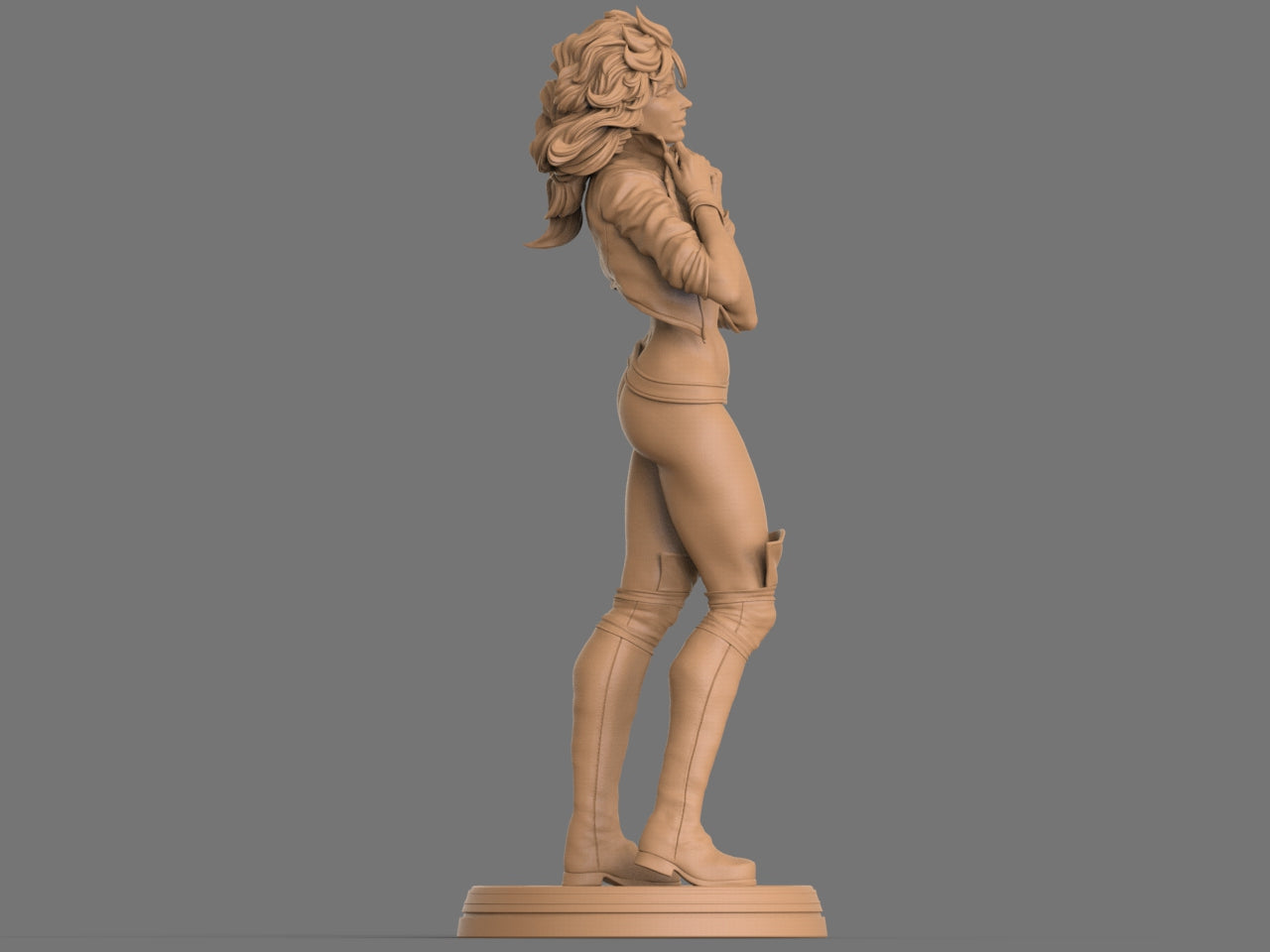 1361 Rogue Special Edition - X-men - STL 3D Print Files - 3D Printed Garage Kit ガレージキット Resin Model Scale Figure フィギュア