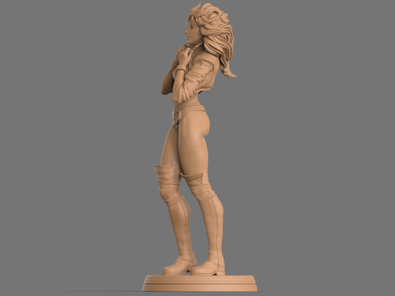 1361 Rogue Special Edition - X-men - STL 3D Print Files - 3D Printed Garage Kit ガレージキット Resin Model Scale Figure フィギュア