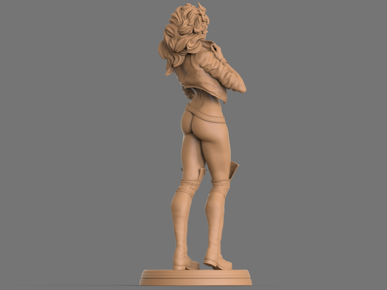 1361 Rogue Special Edition - X-men - STL 3D Print Files - 3D Printed Garage Kit ガレージキット Resin Model Scale Figure フィギュア