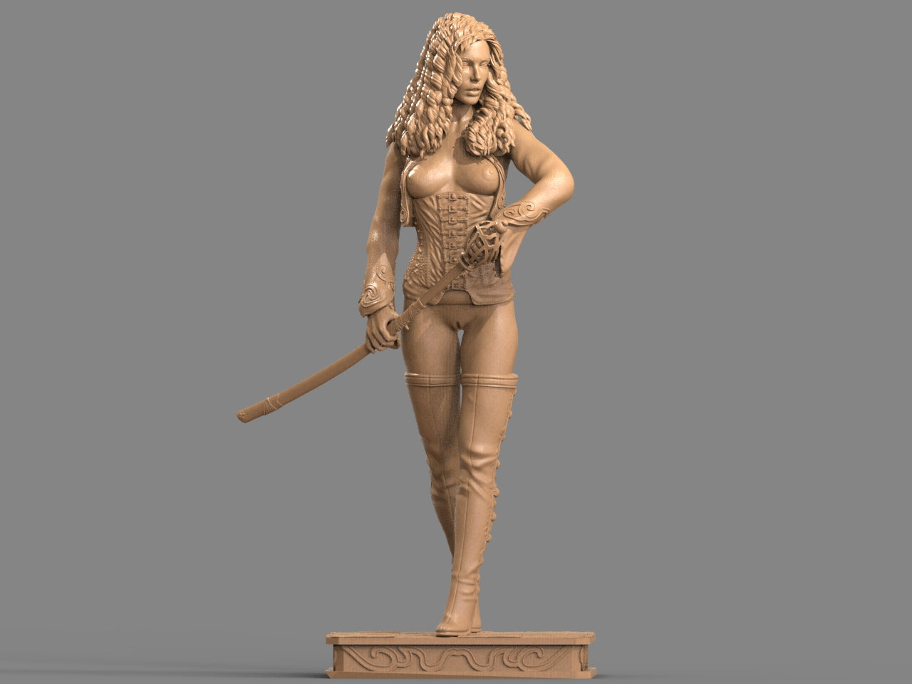 Anna Valerious Special Edition - Van Helsing - STL 3D Print Files - 3D Printed Garage Kit ガレージキット Resin Model Scale Figure フィギュア