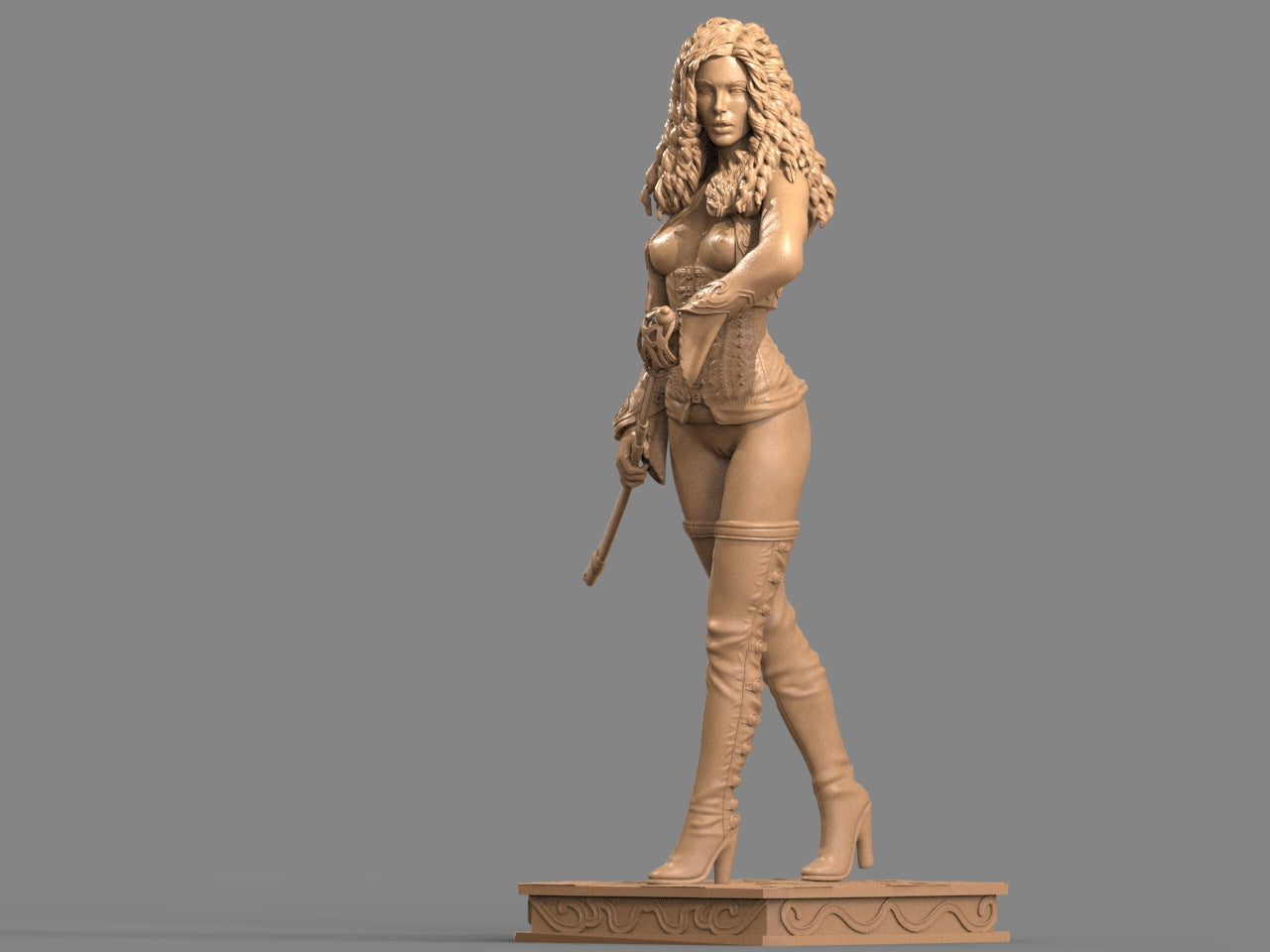 Anna Valerious Special Edition - Van Helsing - STL 3D Print Files - 3D Printed Garage Kit ガレージキット Resin Model Scale Figure フィギュア