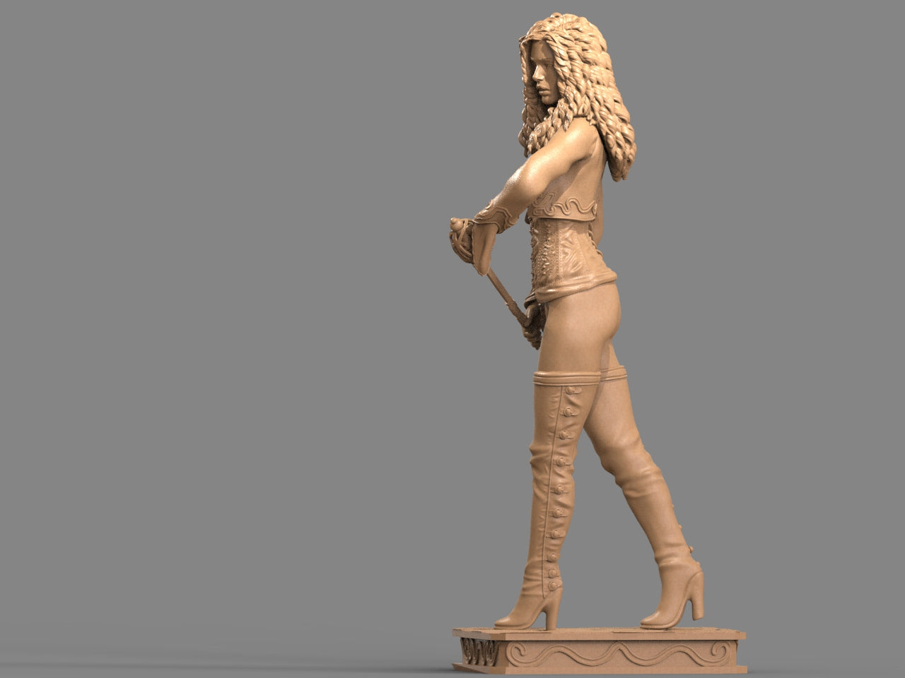 Anna Valerious Special Edition - Van Helsing - STL 3D Print Files - 3D Printed Garage Kit ガレージキット Resin Model Scale Figure フィギュア