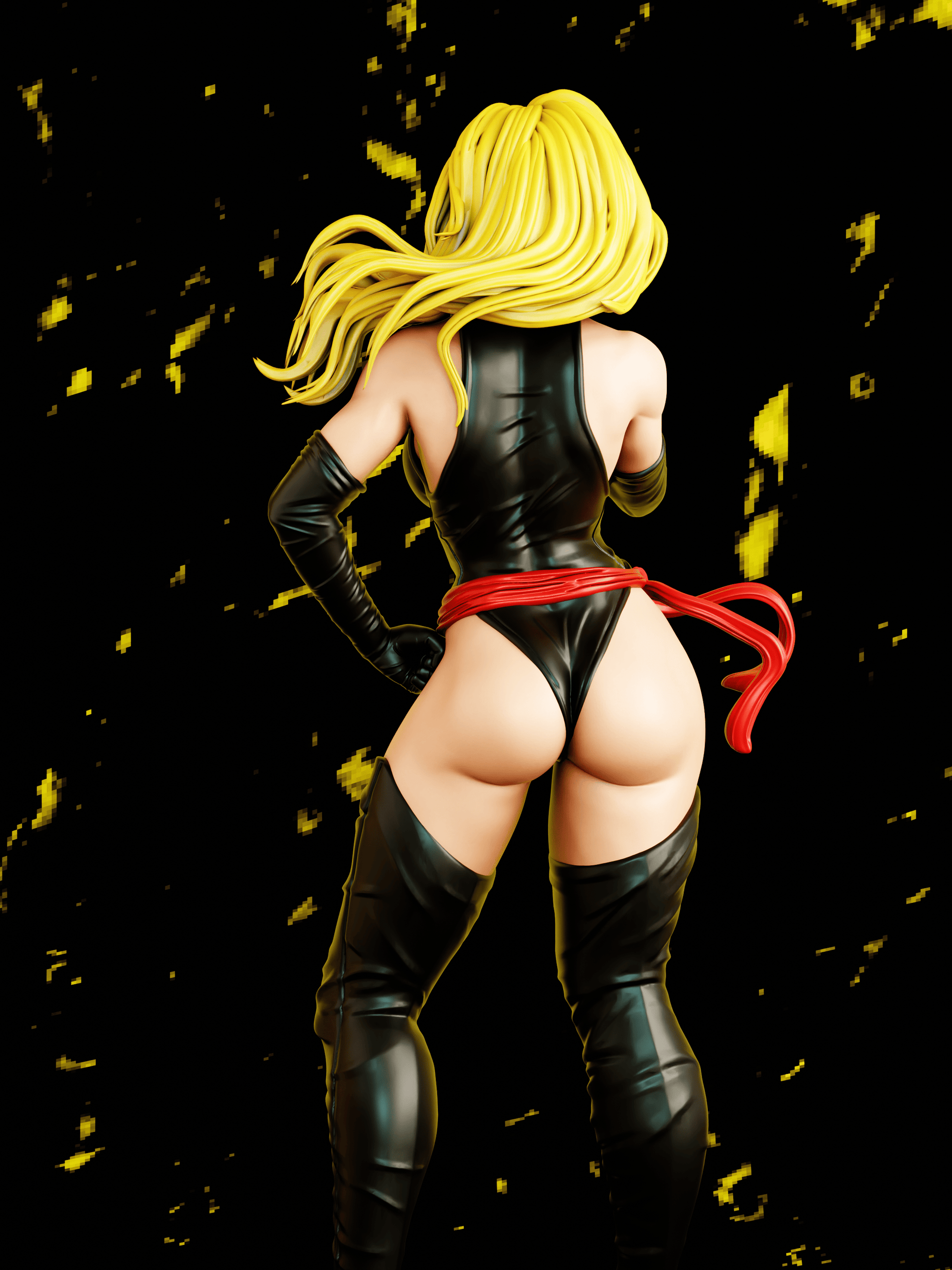 Ms. Marvel Special Edition - Carol Denvers 1/8 Scale - 3D Printed Garage Kit ガレージキット Resin Model Scale Figure フィギュア