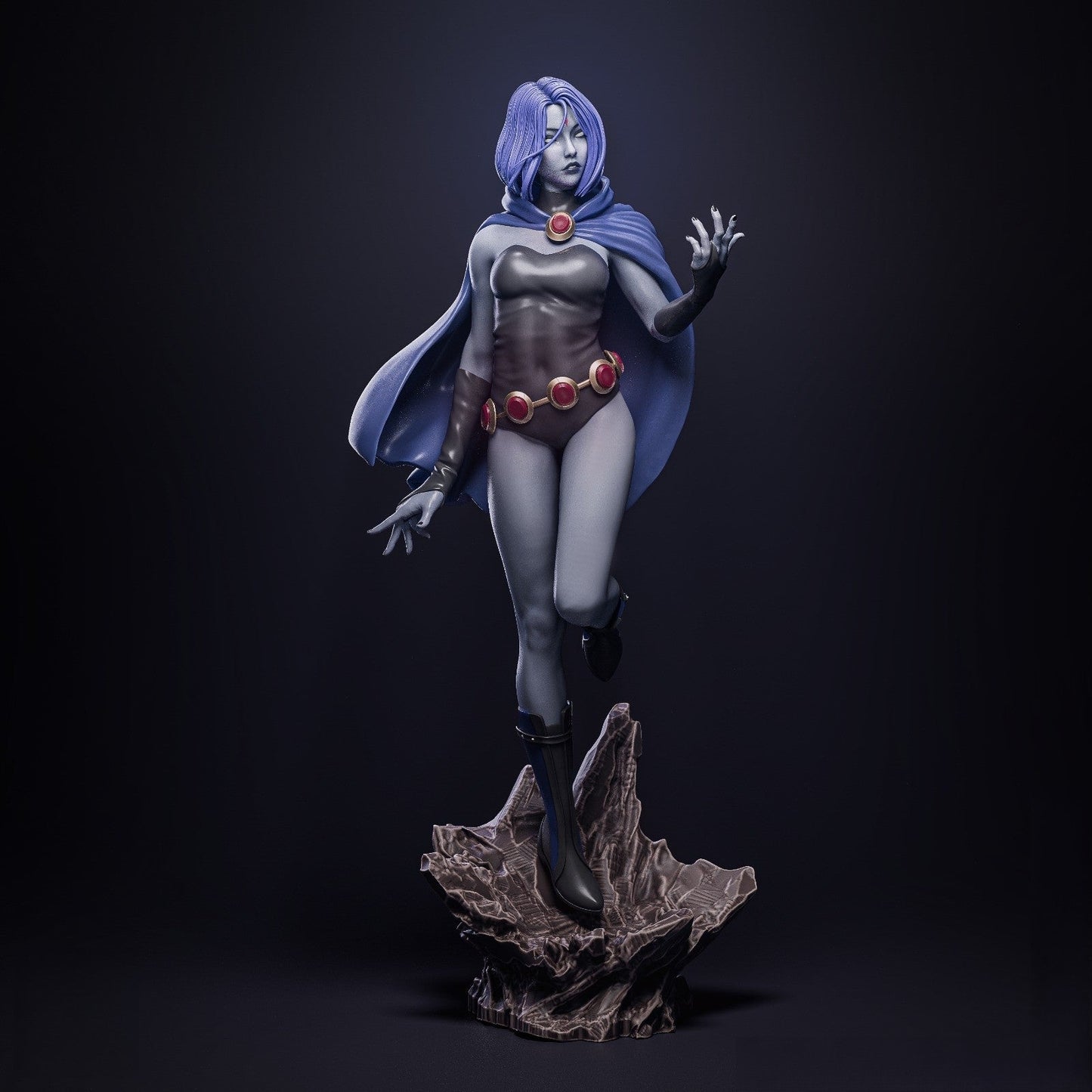 Raven - DC Comics 1/8 Scale - 3D Printed Garage Kit ガレージキット Resin Model Scale Figure フィギュア