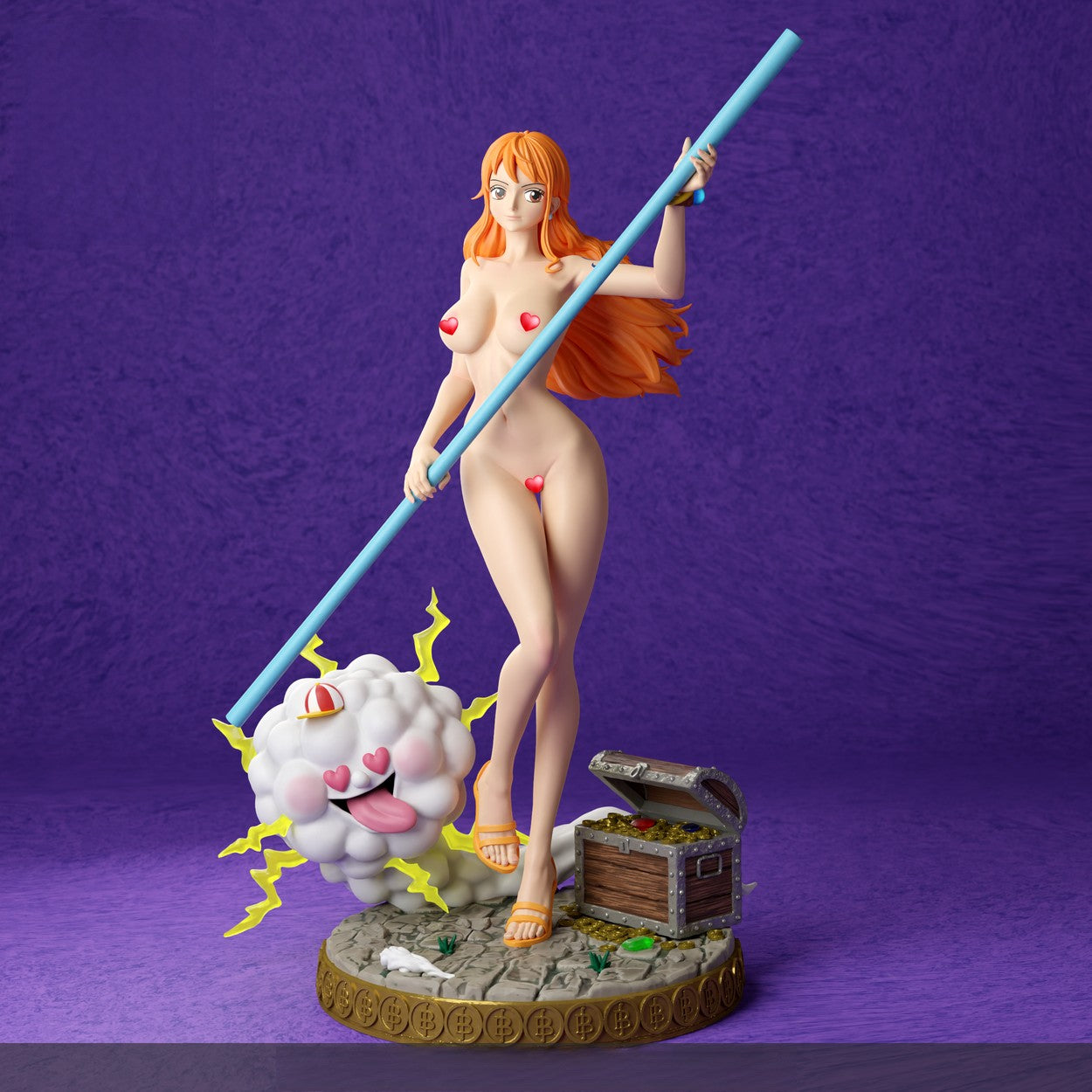 Nami Special Edition - One Piece - STL 3D Print Files - 3D Printed Garage Kit ガレージキット Resin Model Scale Figure フィギュア