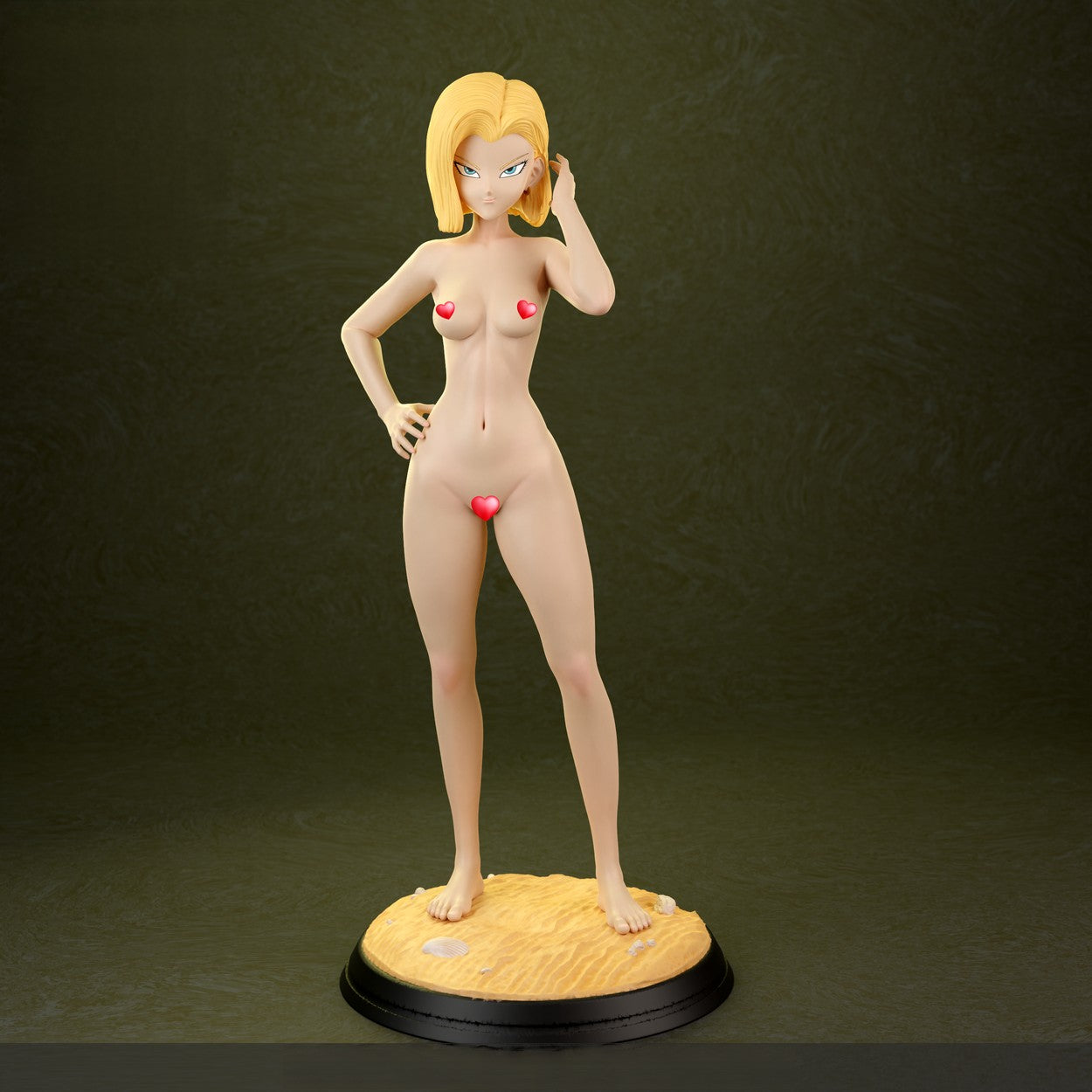 1386 Android 18 Special Edition - Dragon Ball - STL 3D Print Files - 3D Printed Garage Kit ガレージキット Resin Model Scale Figure フィギュア