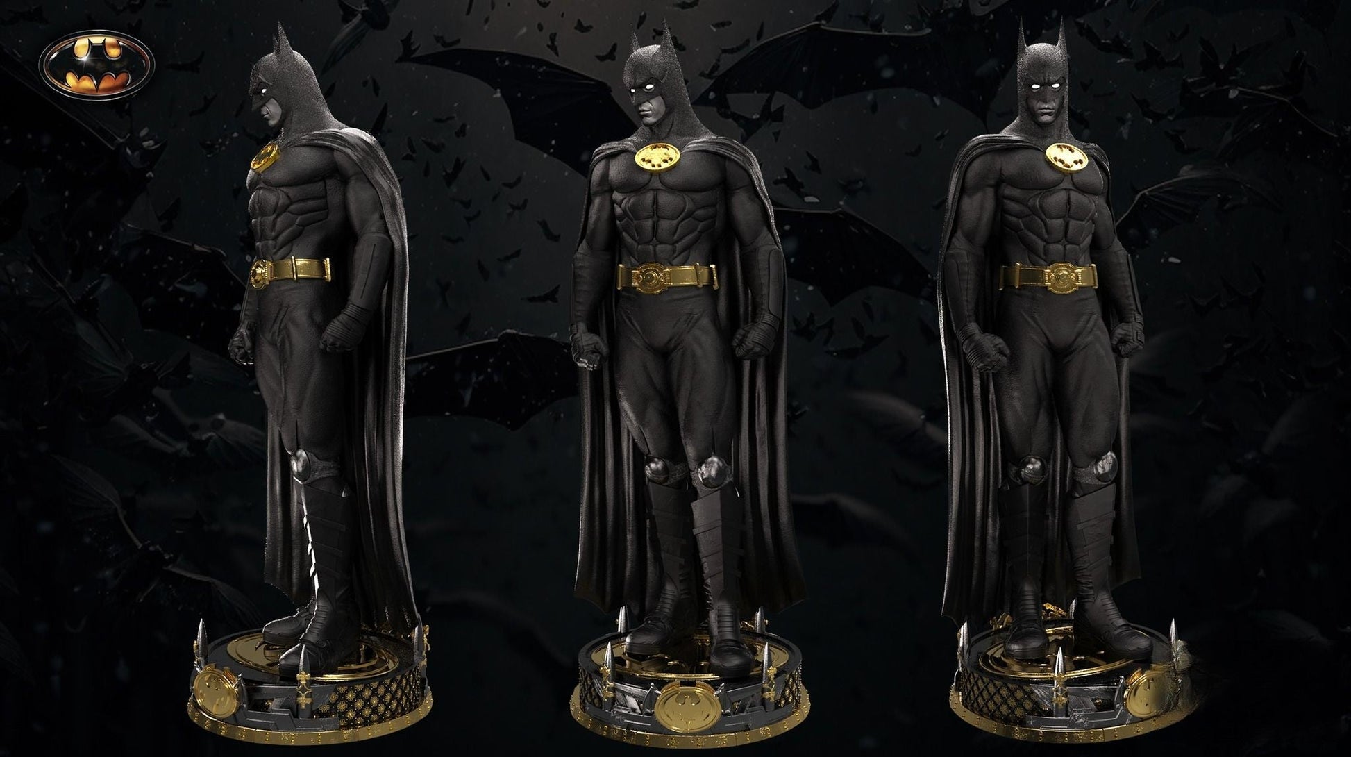 Batman 1989 - STL 3D Print Files - 3D Printed Garage Kit ガレージキット Resin Model Scale Figure フィギュア