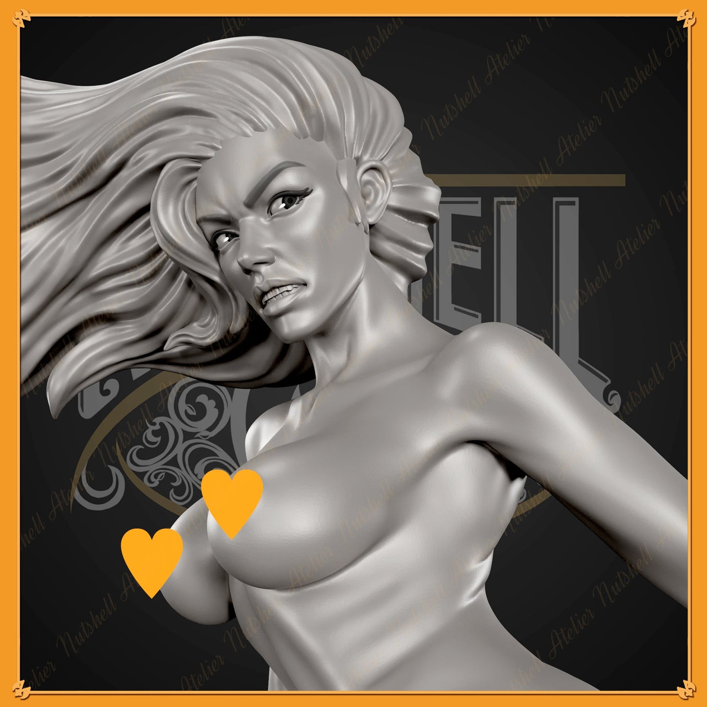 1270 Dejah Thoris Special Edition - Princess of Mars - STL 3D Print Files - 3D Printed Garage Kit ガレージキット Resin Model Scale Figure フィギュア
