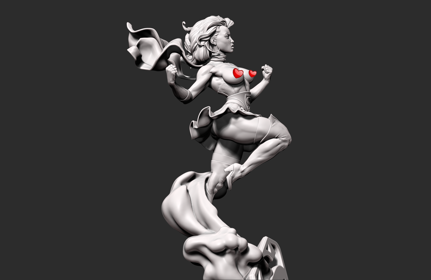 1576 DC Bombshell Supergirl Special Edition - Kara Starikov - STL 3D Print Files - 3D Printed Garage Kit ガレージキット Resin Model Scale Figure フィギュア