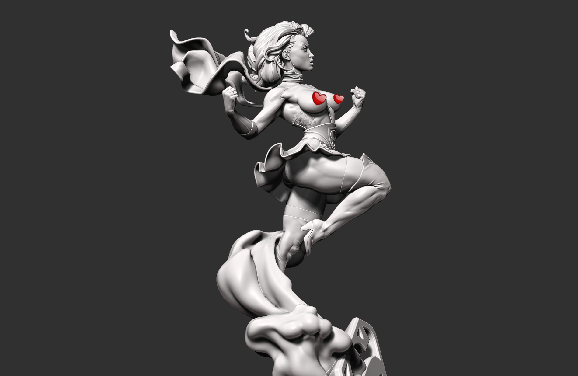 1576 DC Bombshell Supergirl Special Edition - Kara Starikov - STL 3D Print Files - 3D Printed Garage Kit ガレージキット Resin Model Scale Figure フィギュア