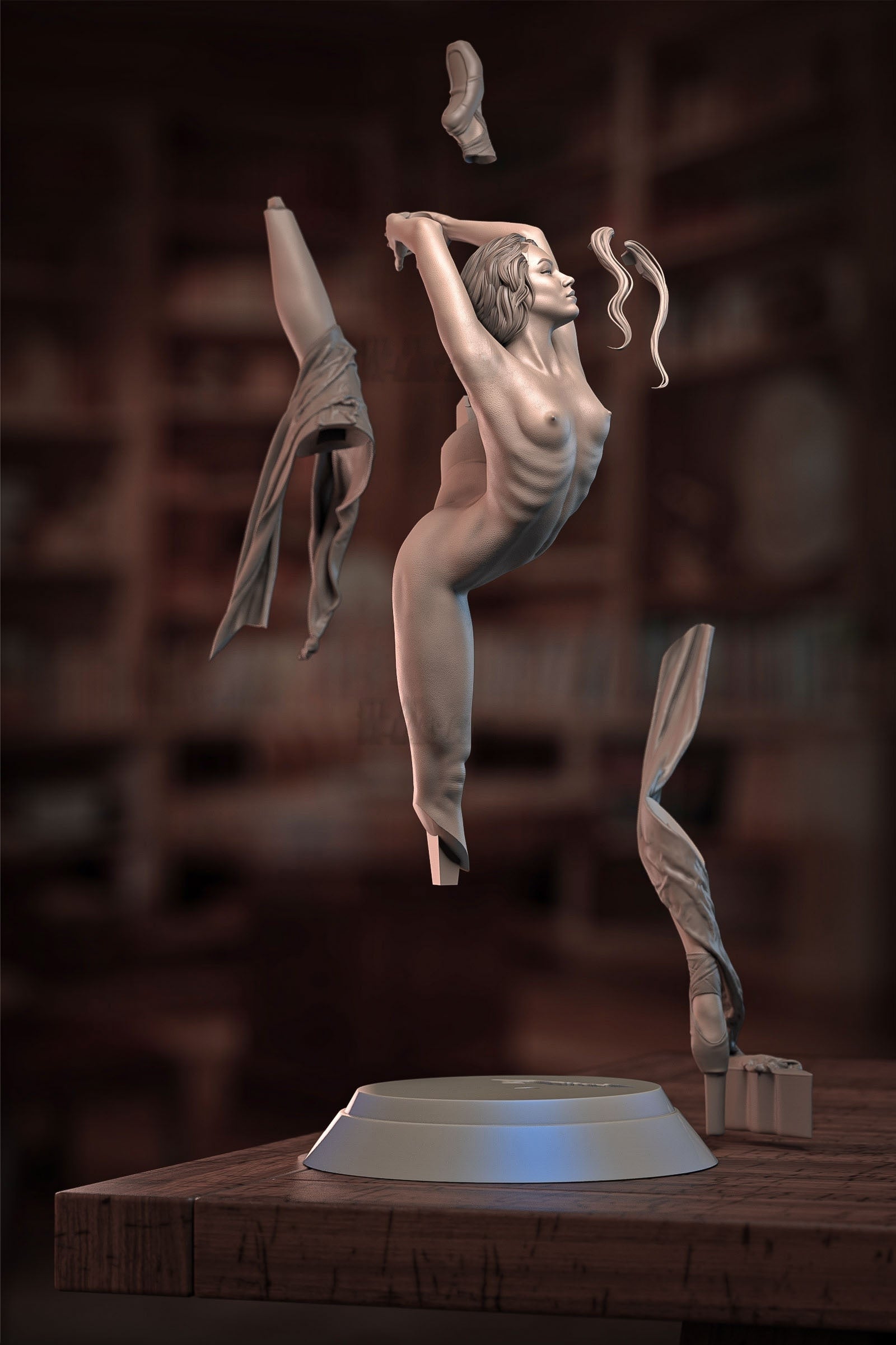 Venturi Special Edition - Artistic Ballerina 1/8 Scale - 3D Printed Garage Kit ガレージキット Resin Model Scale Figure フィギュア