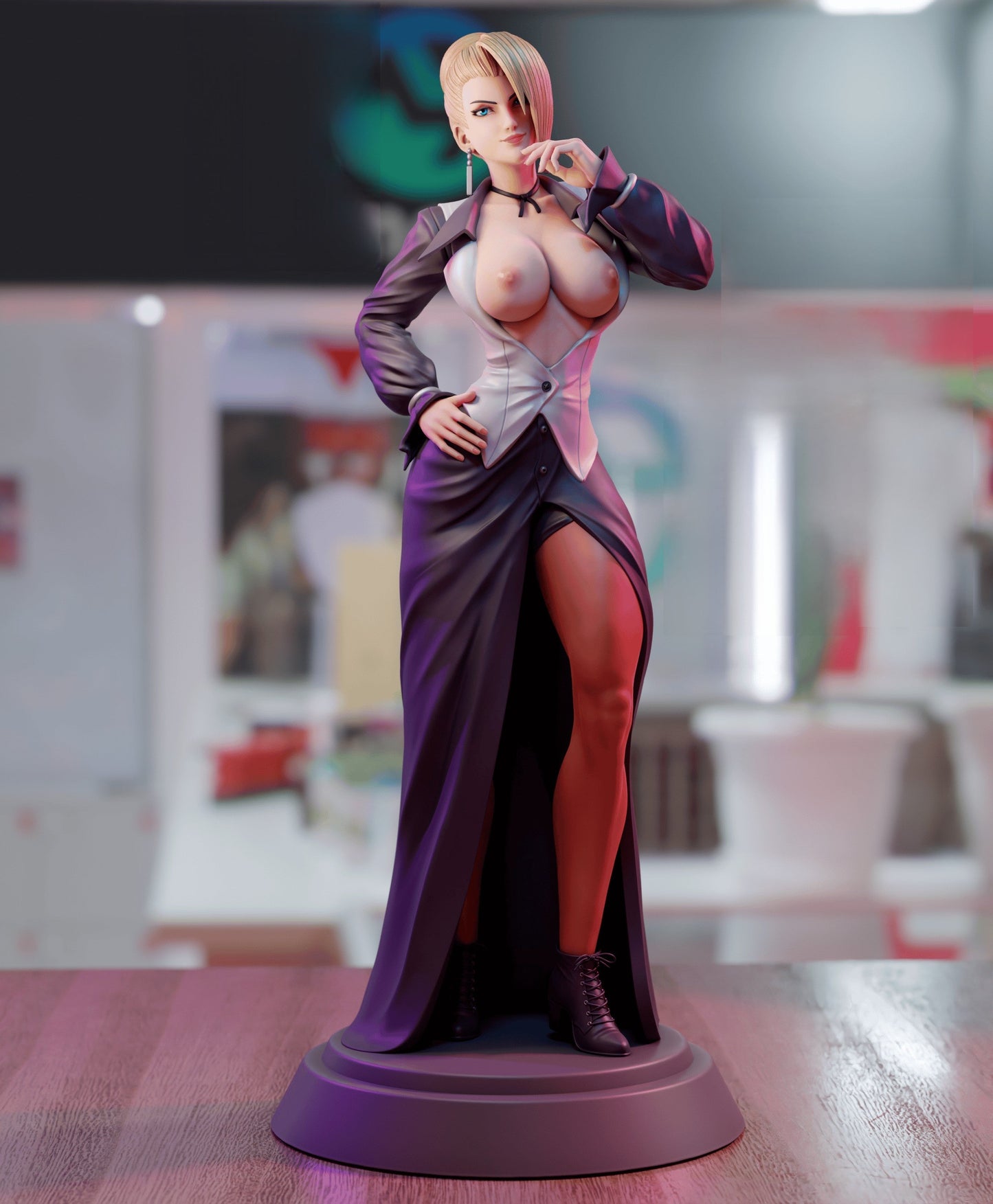 Mature Special Edition - The King of Fighters - STL 3D Print Files - 3D Printed Garage Kit ガレージキット Resin Model Scale Figure フィギュア