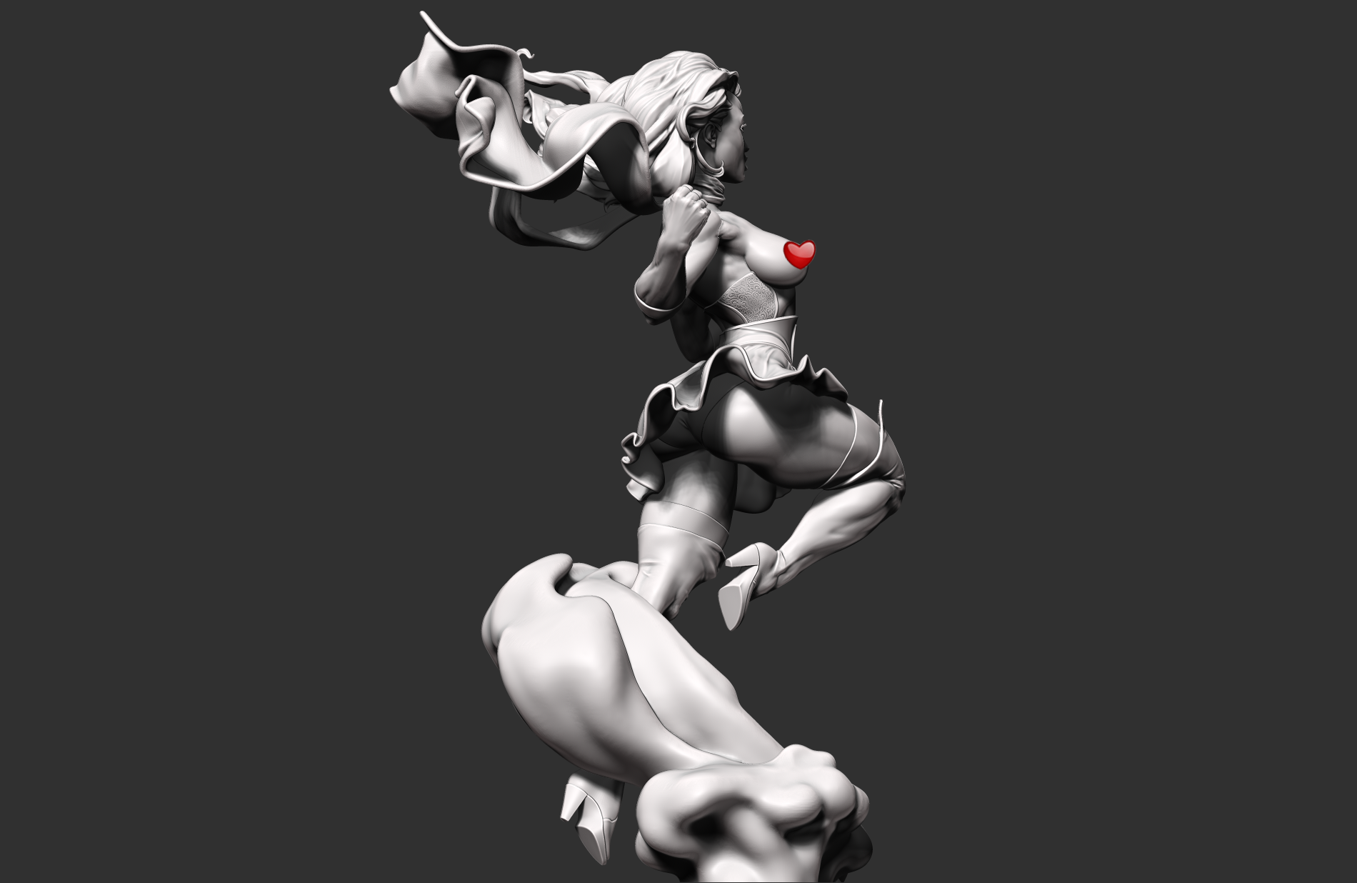 1576 DC Bombshell Supergirl Special Edition - Kara Starikov - STL 3D Print Files - 3D Printed Garage Kit ガレージキット Resin Model Scale Figure フィギュア