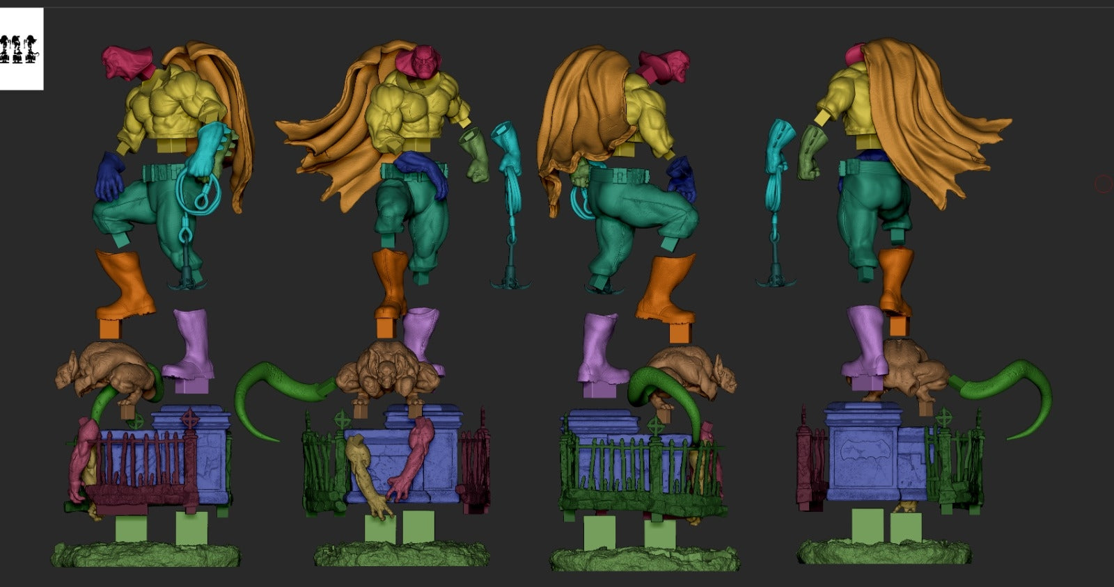 1369 Batman - DC Comics - STL 3D Print Files - 3D Printed Garage Kit ガレージキット Resin Model Scale Figure フィギュア