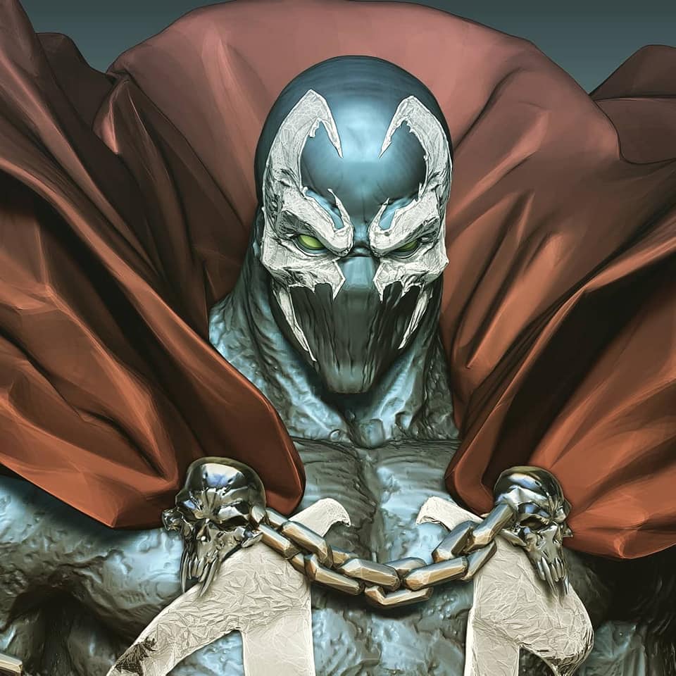 1358 Spawn - Al Simmons - STL 3D Print Files - 3D Printed Garage Kit ガレージキット Resin Model Scale Figure フィギュア