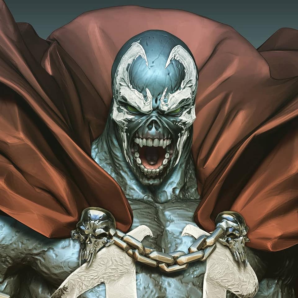 1358 Spawn - Al Simmons - STL 3D Print Files - 3D Printed Garage Kit ガレージキット Resin Model Scale Figure フィギュア