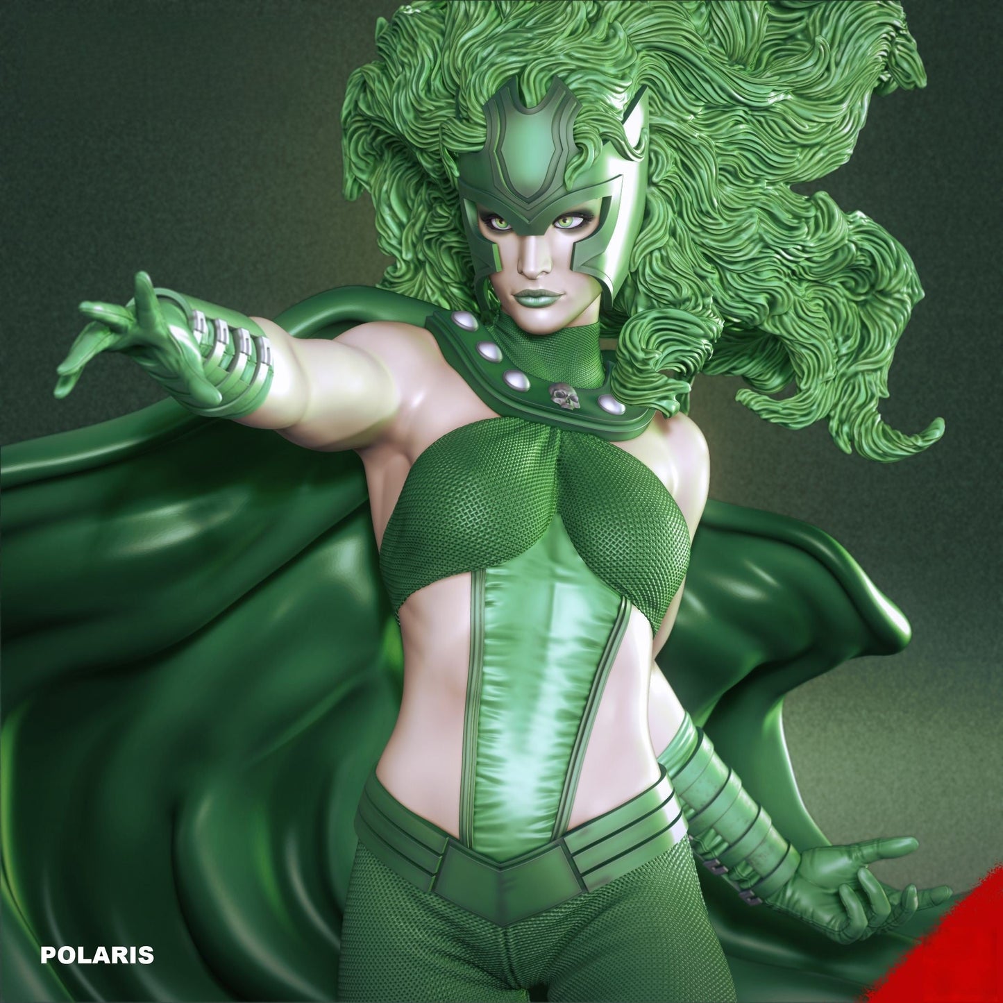 Polaris Special Edition - X-men - STL 3D Print Files - 3D Printed Garage Kit ガレージキット Resin Model Scale Figure フィギュア