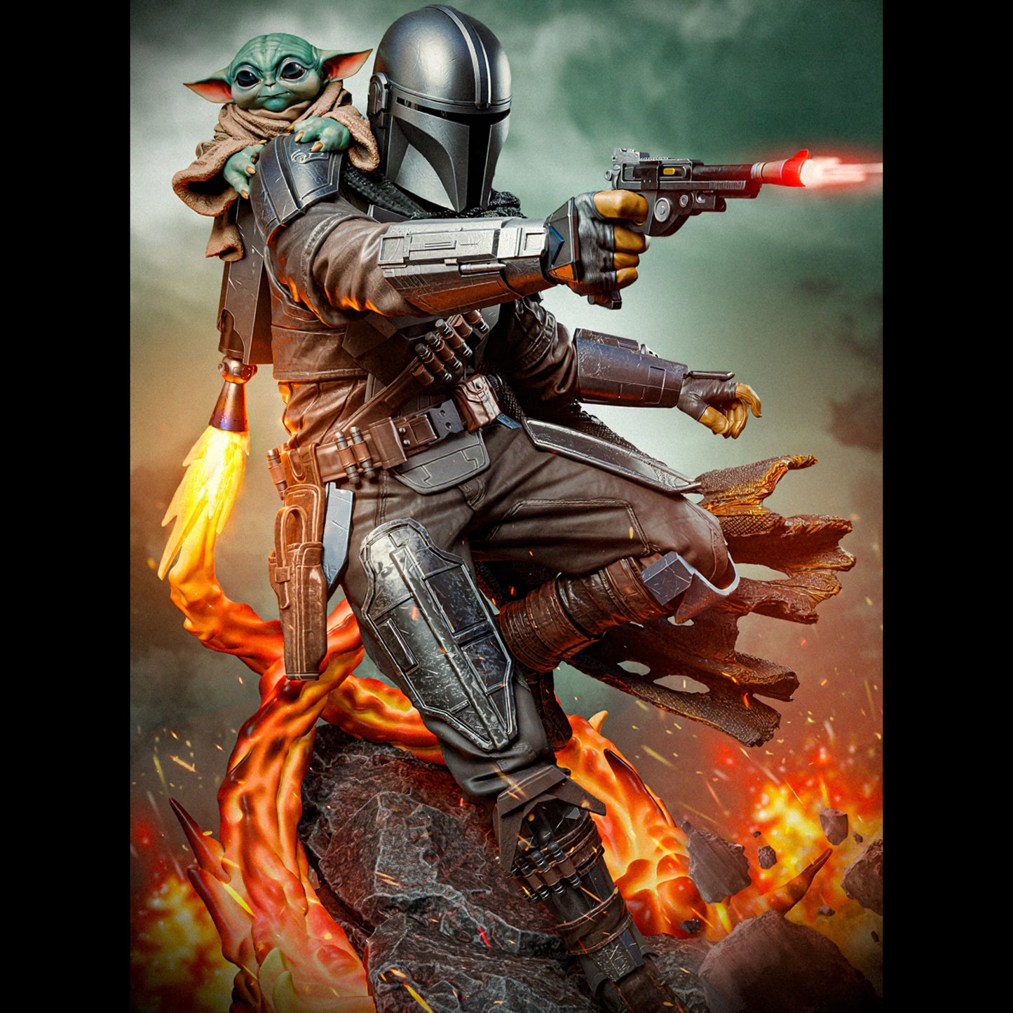 The Mandalorian and Grogu マンダロリアン グローグー 1/8 Scale