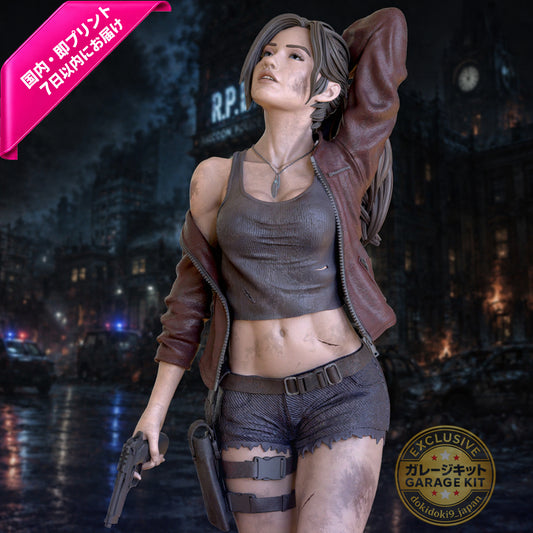 Claire Resin Garage Kit – Resident Evil – 1/6 Scale | Unpainted 3D Printed Resin Model