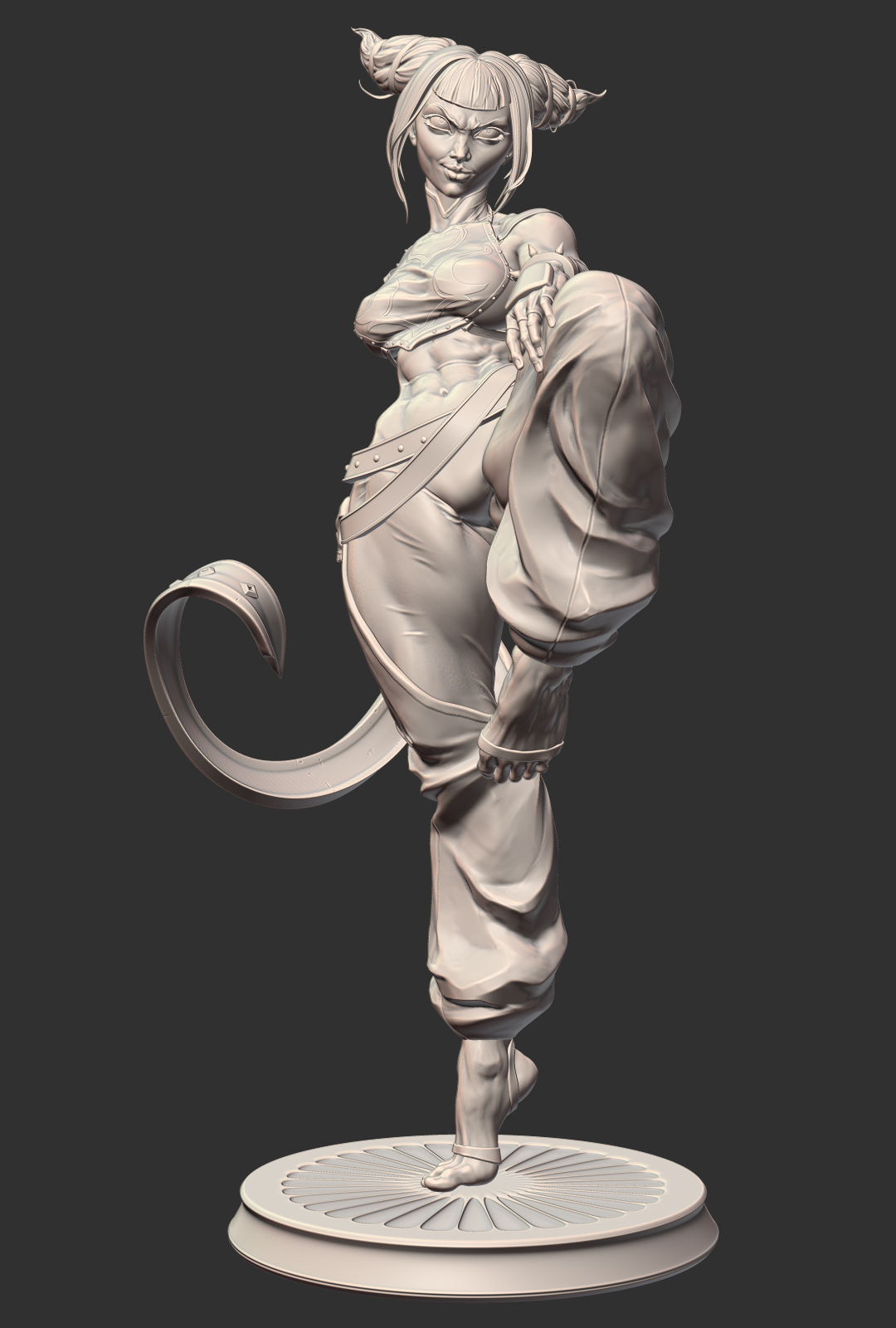 Juri Special Edition - Street Fighter - STL 3D Print Files - 3D Printed Garage Kit ガレージキット Resin Model Scale Figure フィギュア