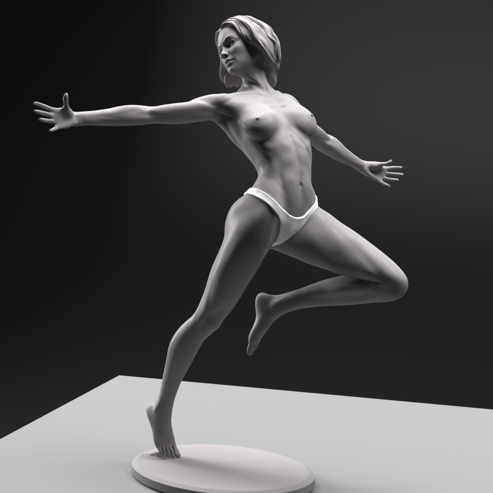 The Lady Killer Special Edition - STL 3D Print Files - 3D Printed Garage Kit ガレージキット Resin Model Scale Figure フィギュア
